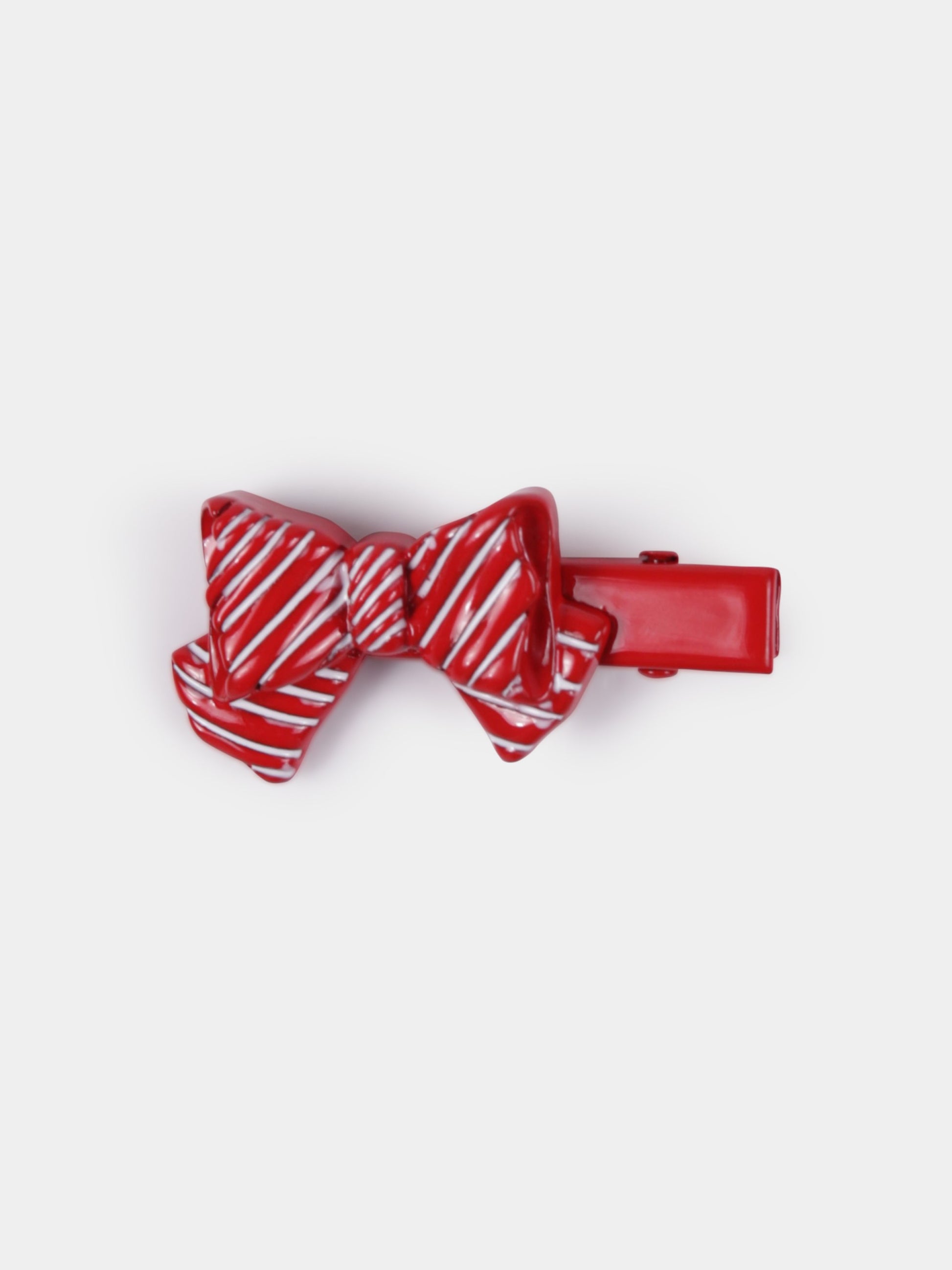 Set fermagli rosso per bambina con fiocco,Monnalisa,39E012 5791 0044