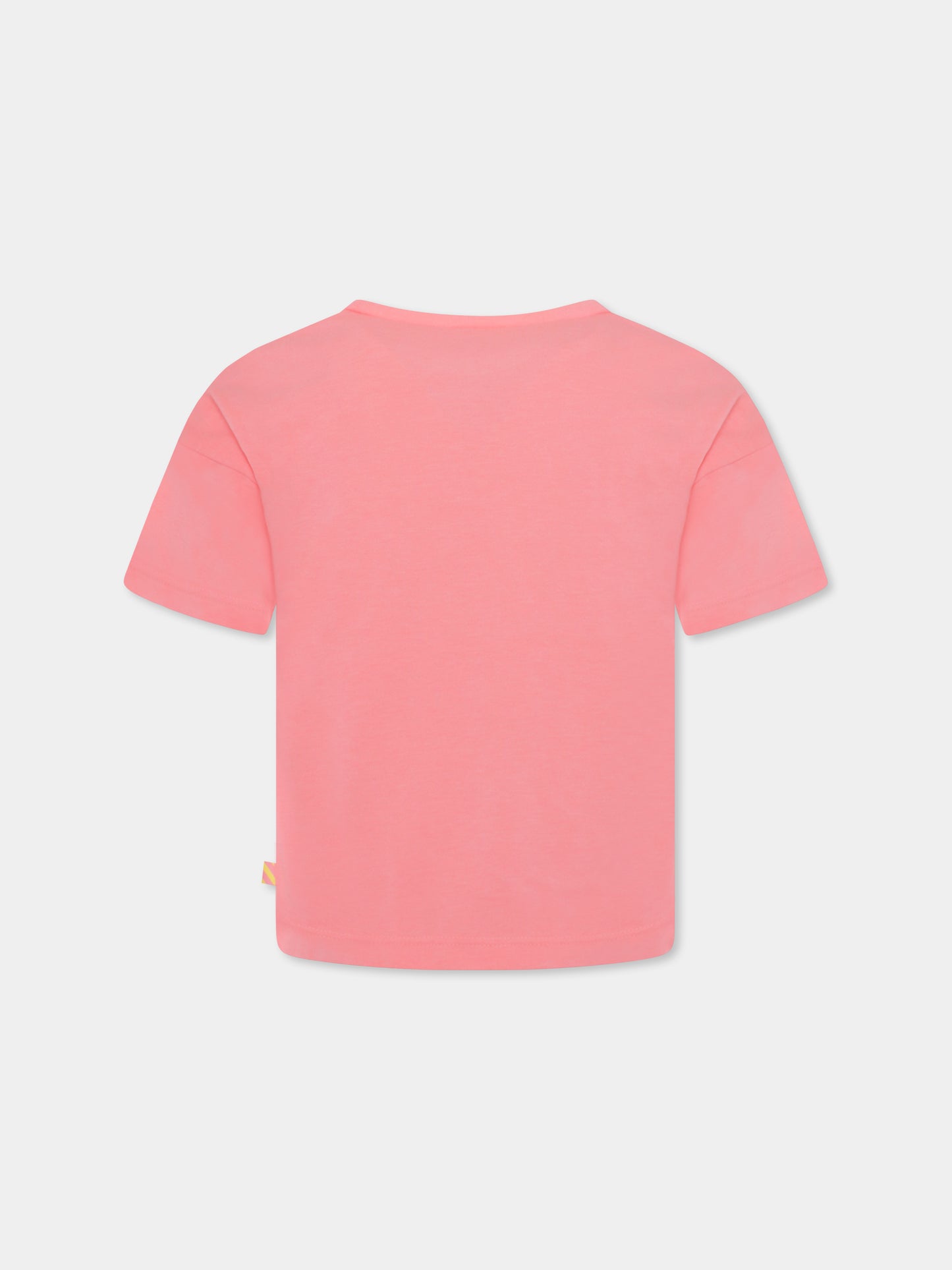 T-shirt rosa per bambina con Paperina,Billieblush,U20563 499
