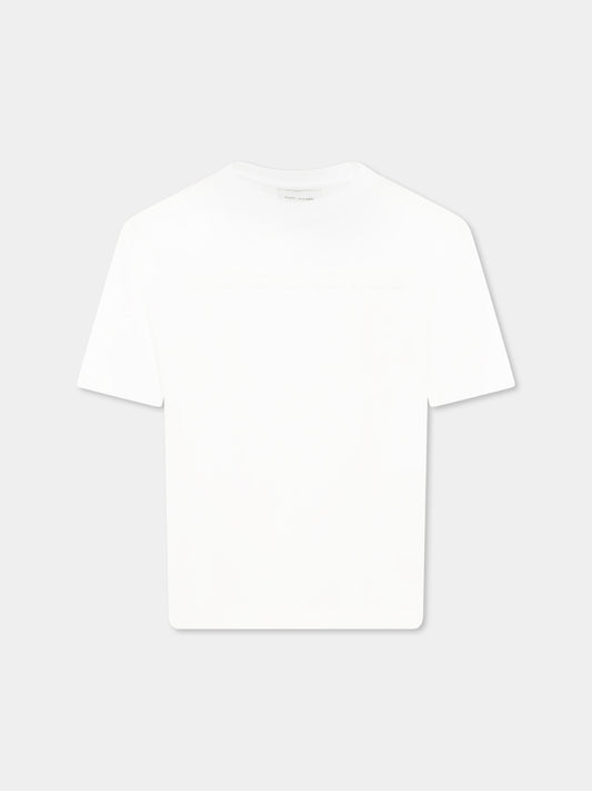 T-shirt bianca per bambini con logo,Marc Jacobs,W60039 10P