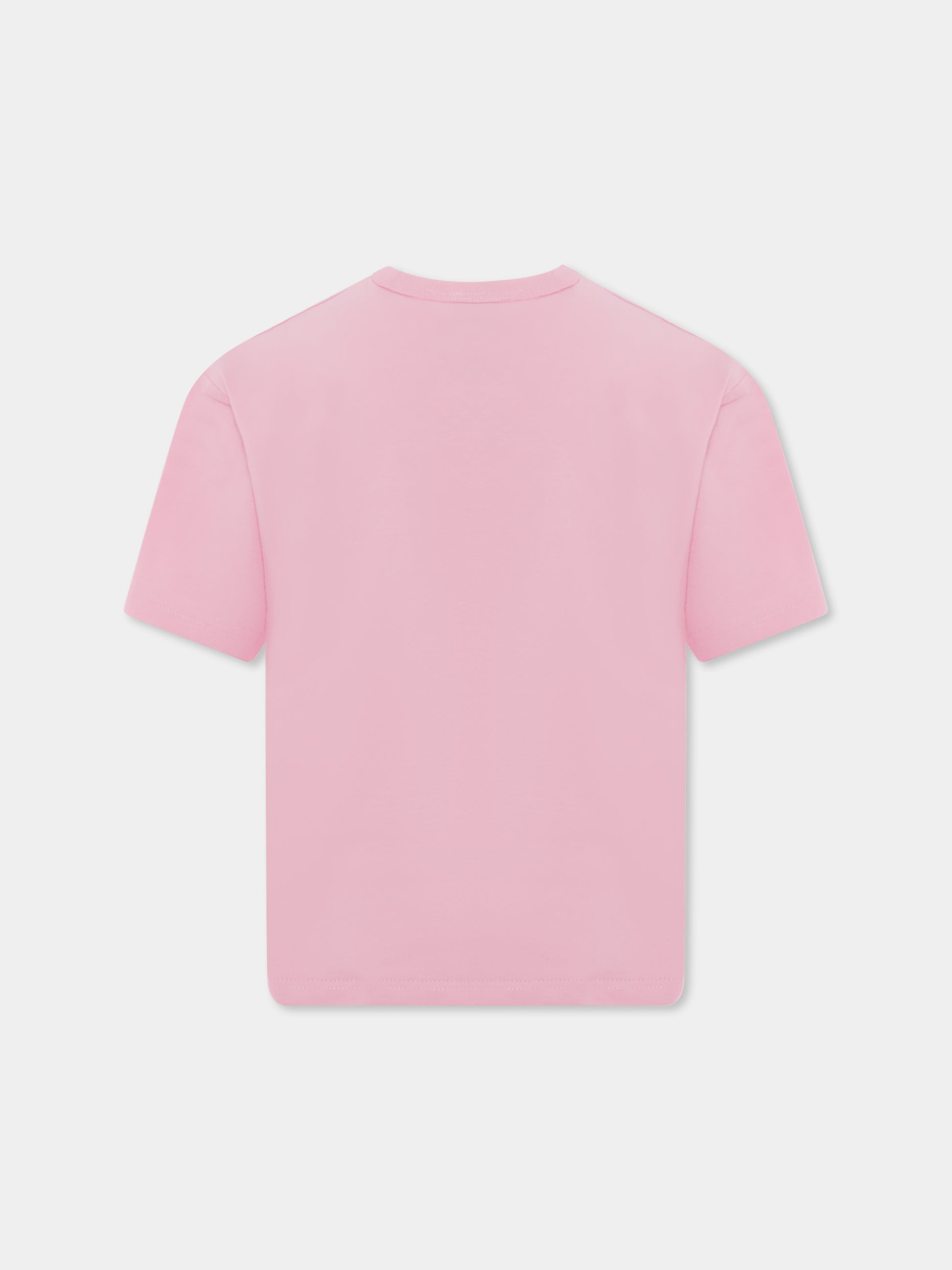 T-shirt rosa per bambina con logo,Marc Jacobs,W60205 45T