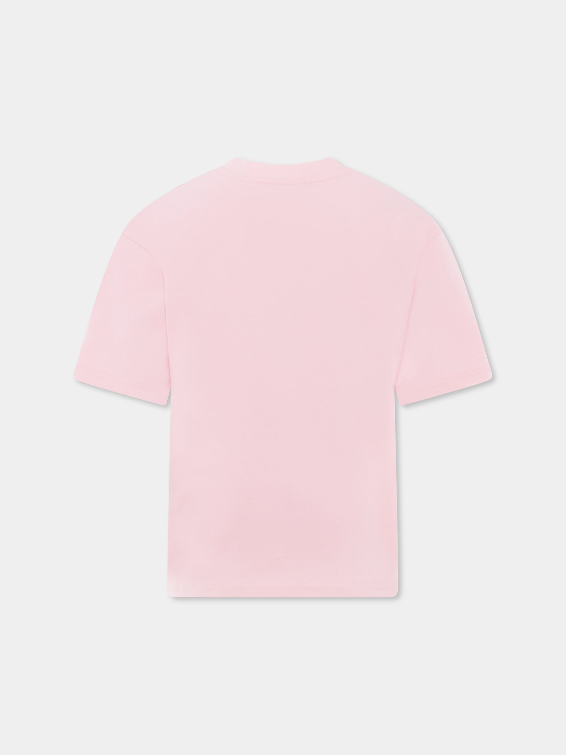 T-shirt rosa per bambina con stampa borsa,Marc Jacobs,W60207 45T