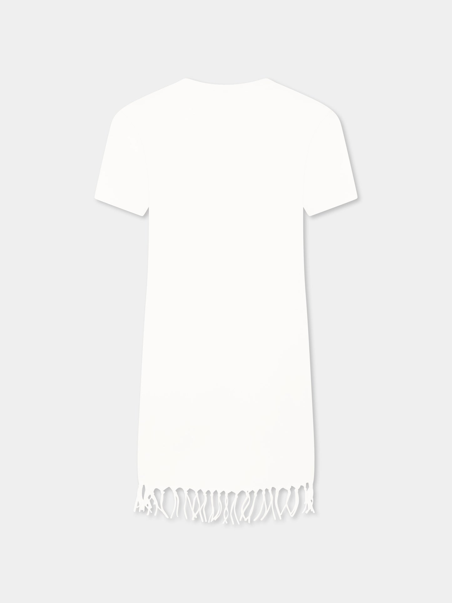 Vestito bianco per bambina con Snoopy