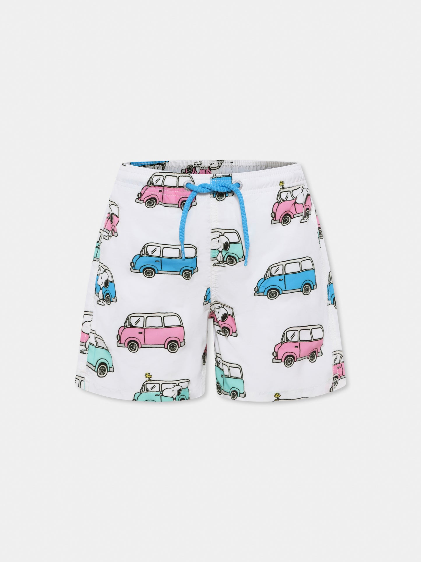 Boxer mare multicolor per bambino con Snoopy