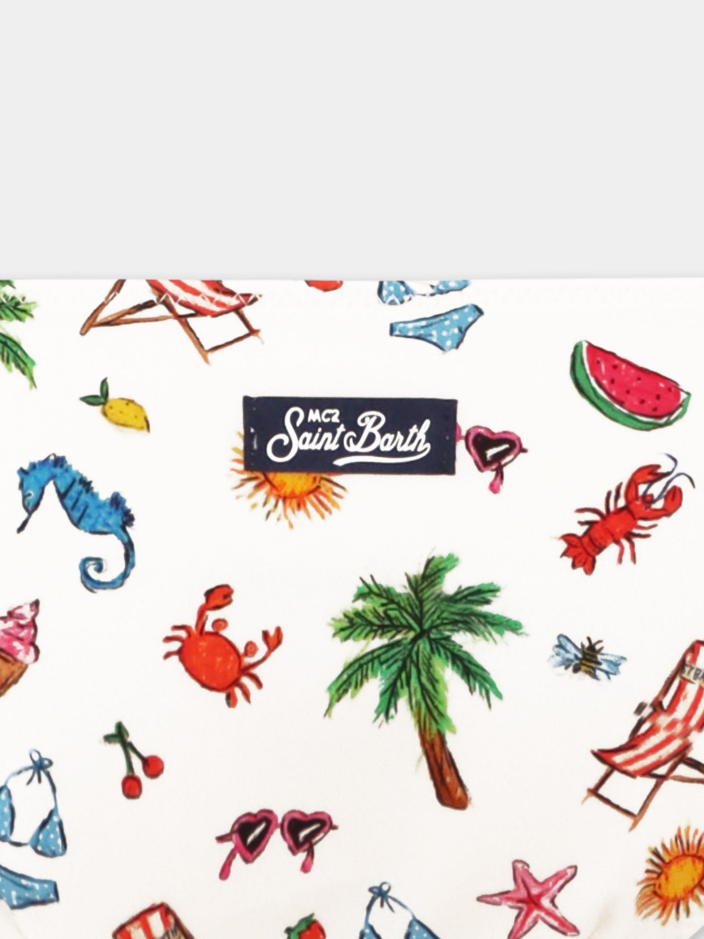 Bikini multicolor per bambina con stampa estiva