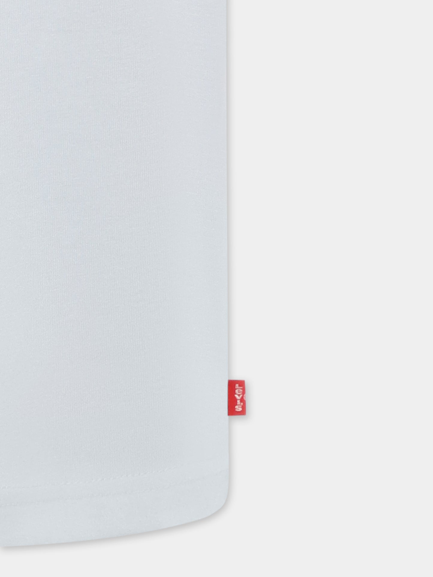 T-shirt celeste per bambina con logo