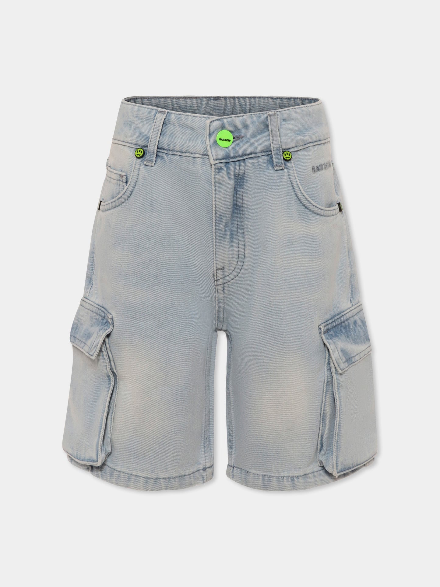 Shorts denim per bambini con logo,Barrow,S5BKJUBE005 172