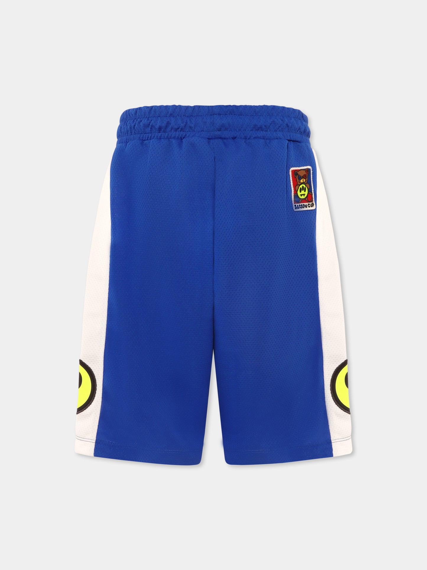 Shorts blu per bambini con smile