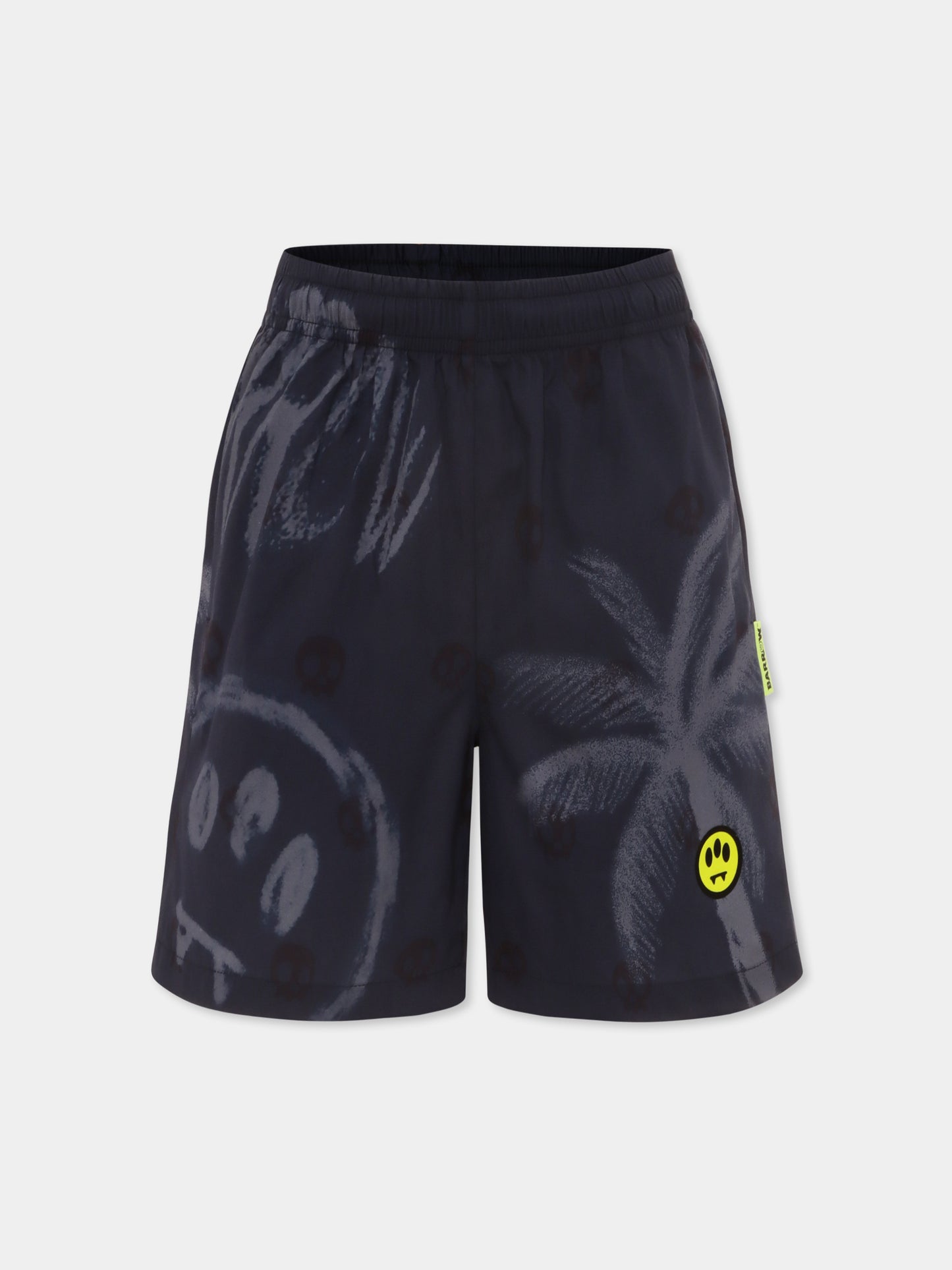 Shorts blu per bambini con smile