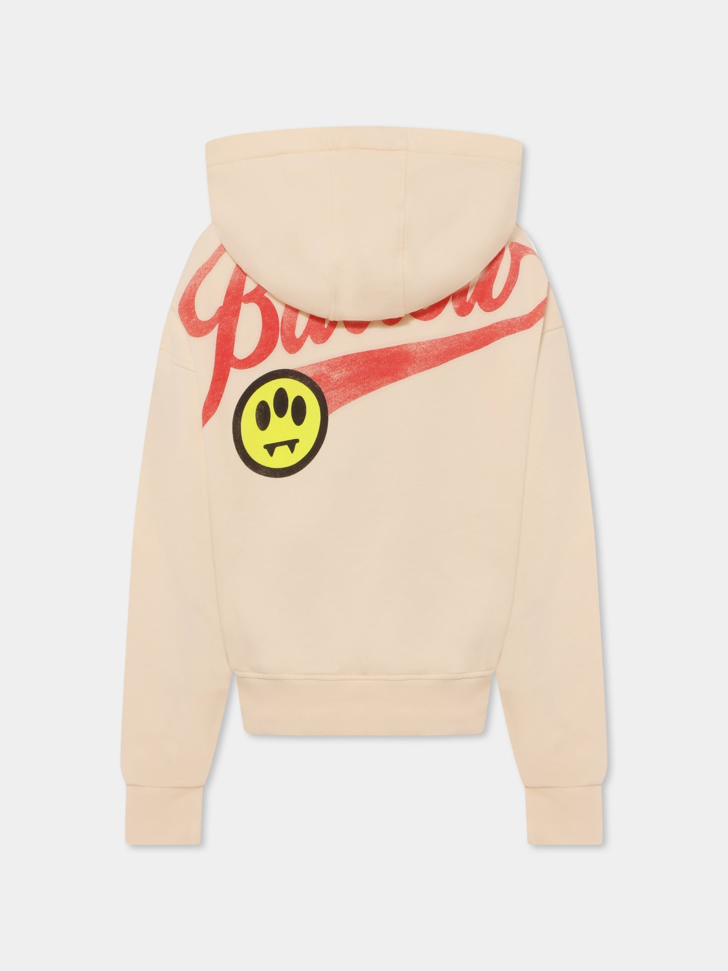 Felpa avorio per bambini con logo e smile,Barrow,S5BKJUHS041 013