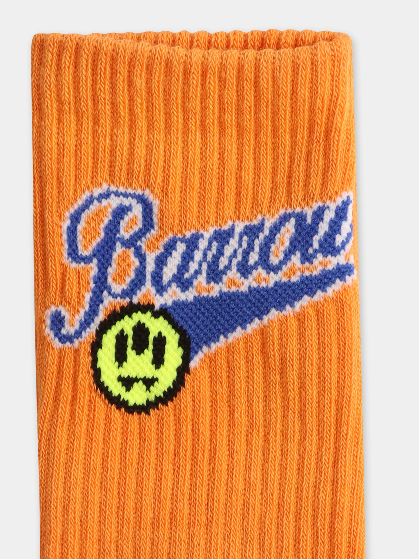 Calze arancioni per bambini con logo