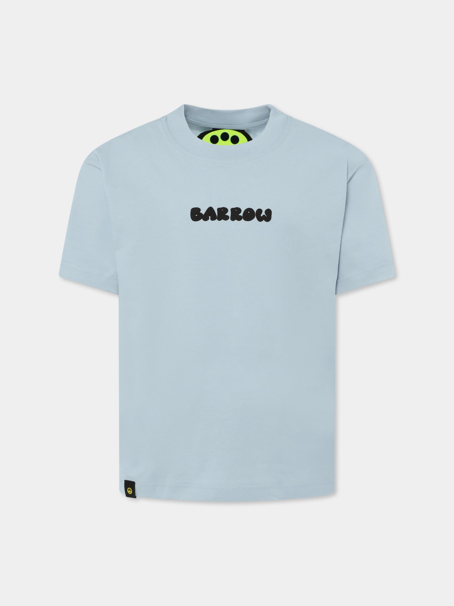 T-shirt celeste per bambini con smile e Bear