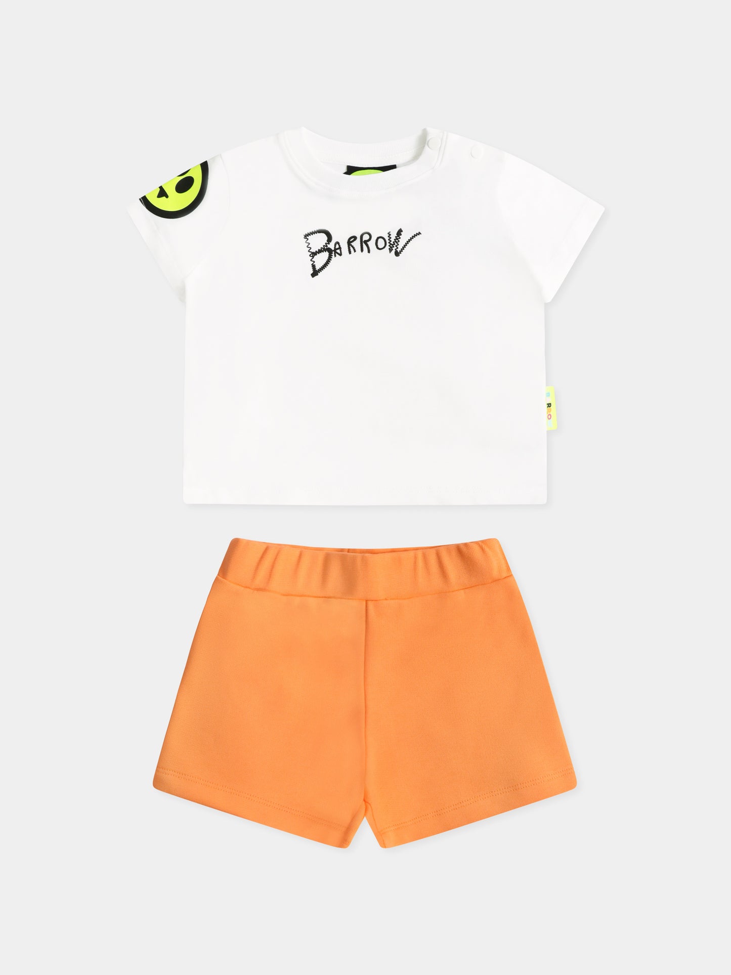 Completo multicolor per neonata con logo