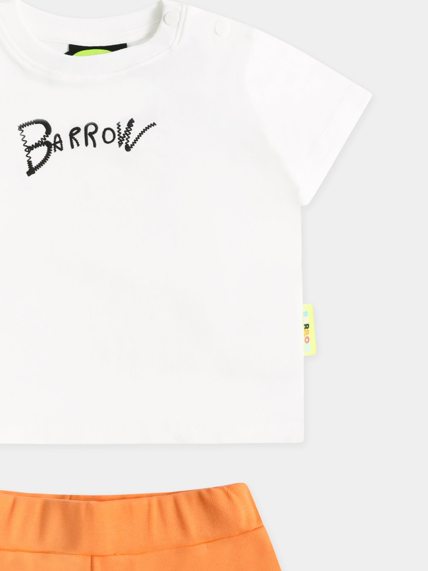 Completo multicolor per neonata con logo