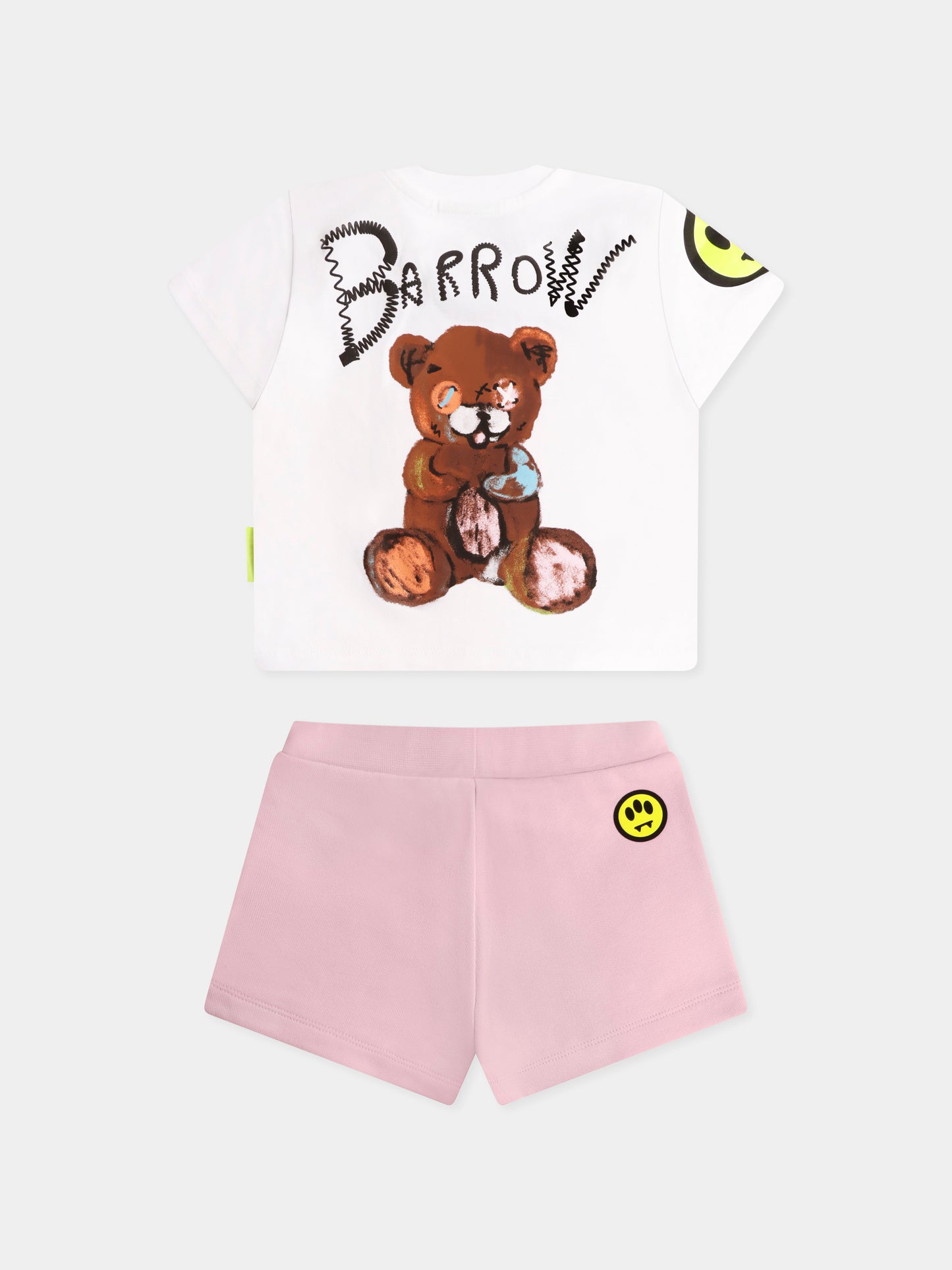 Completo multicolor per neonata con logo