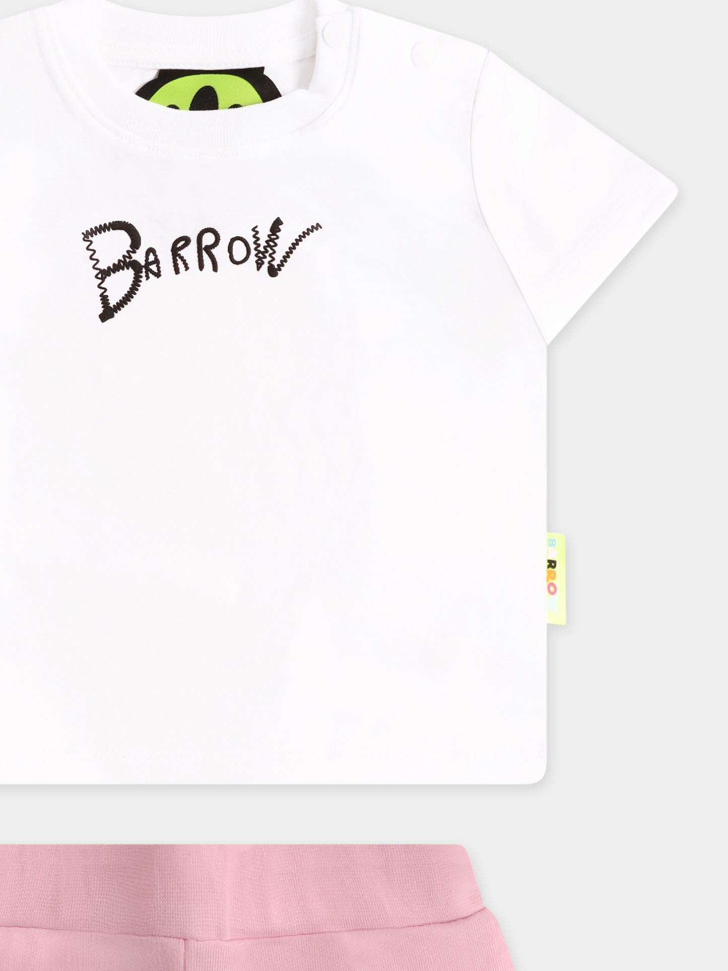 Completo multicolor per neonata con logo