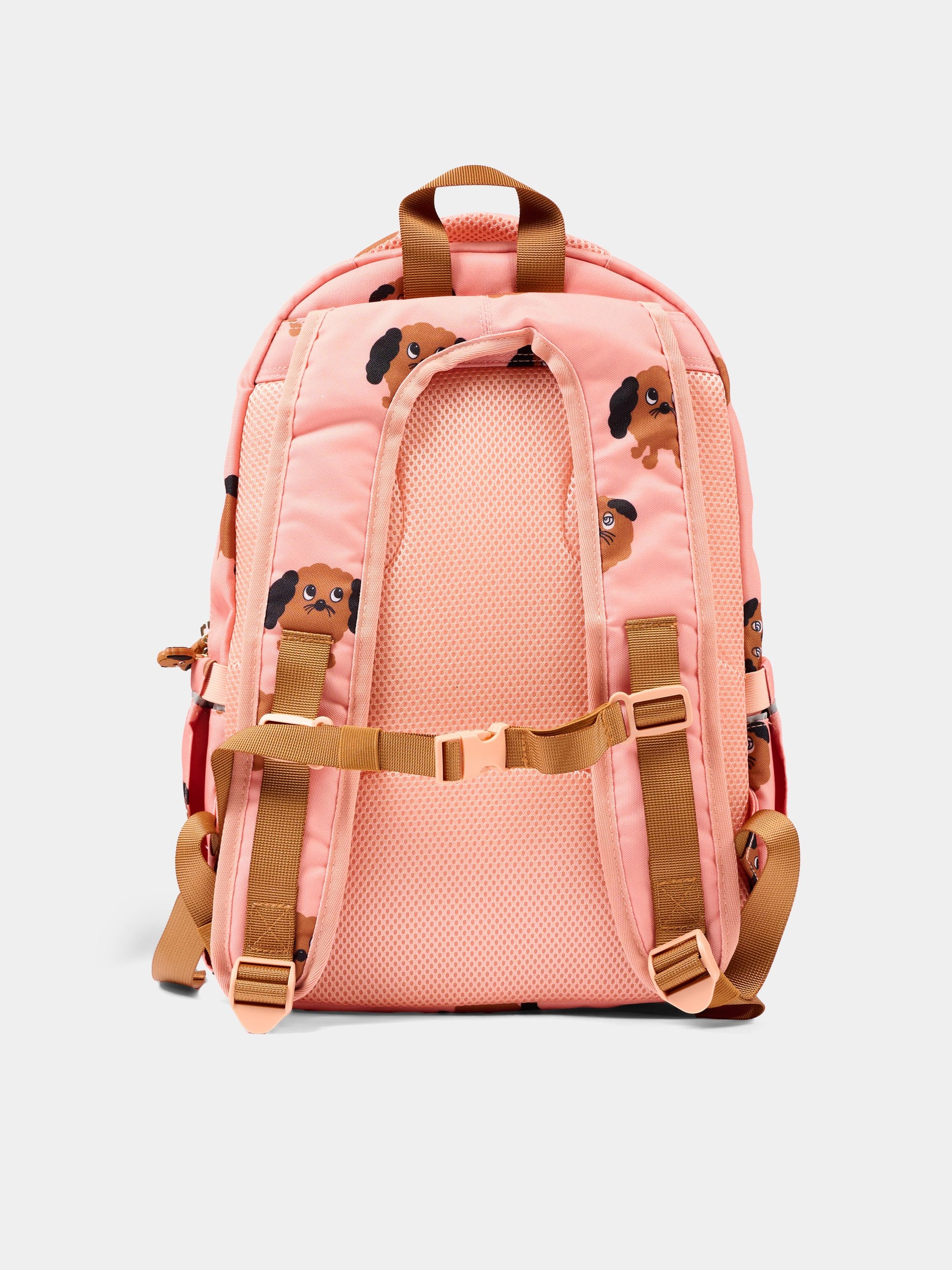 Zaino rosa per bambina con cagnolini,Mini Rodini,2616010528