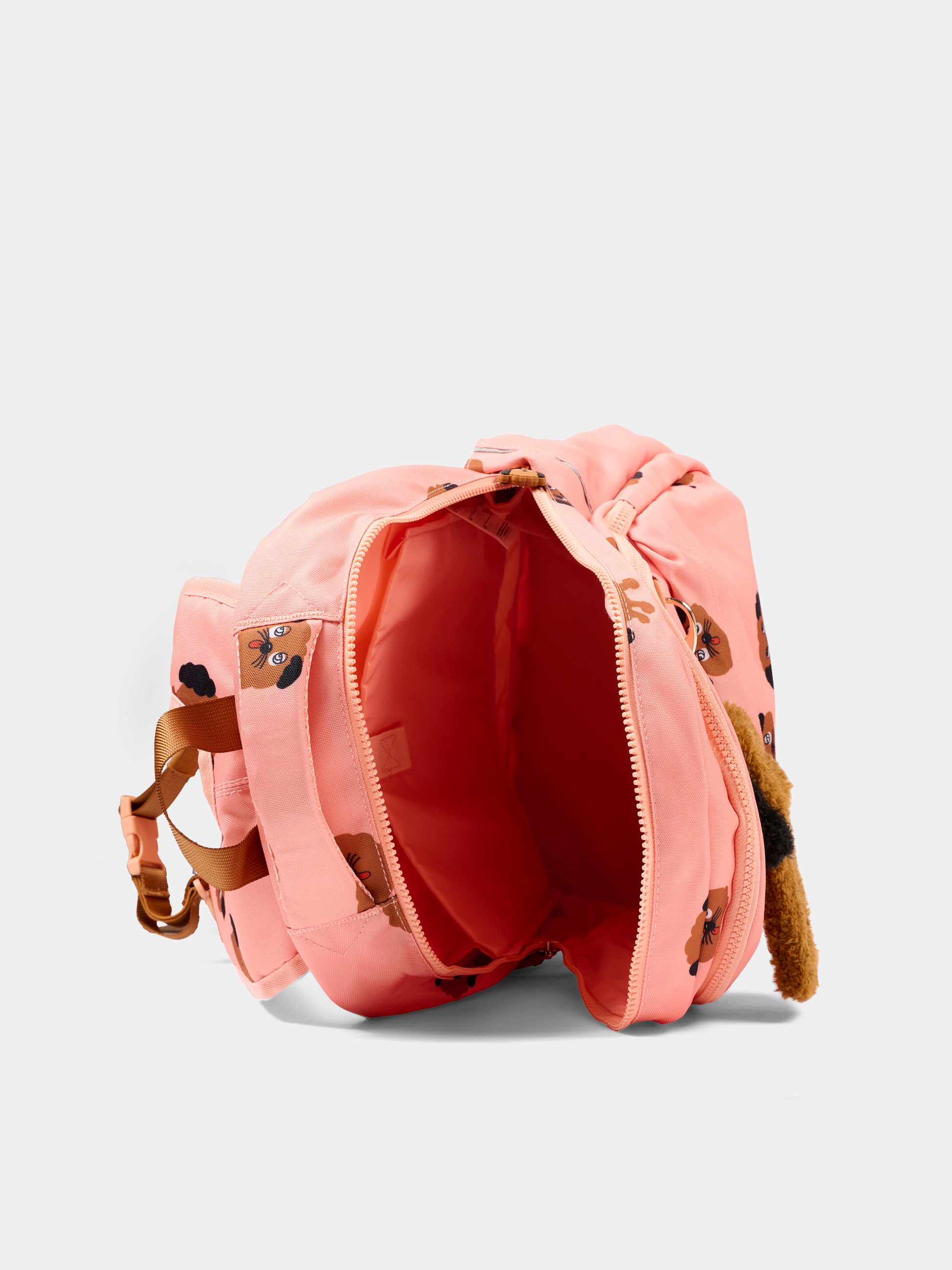 Zaino rosa per bambina con cagnolini,Mini Rodini,2616010528