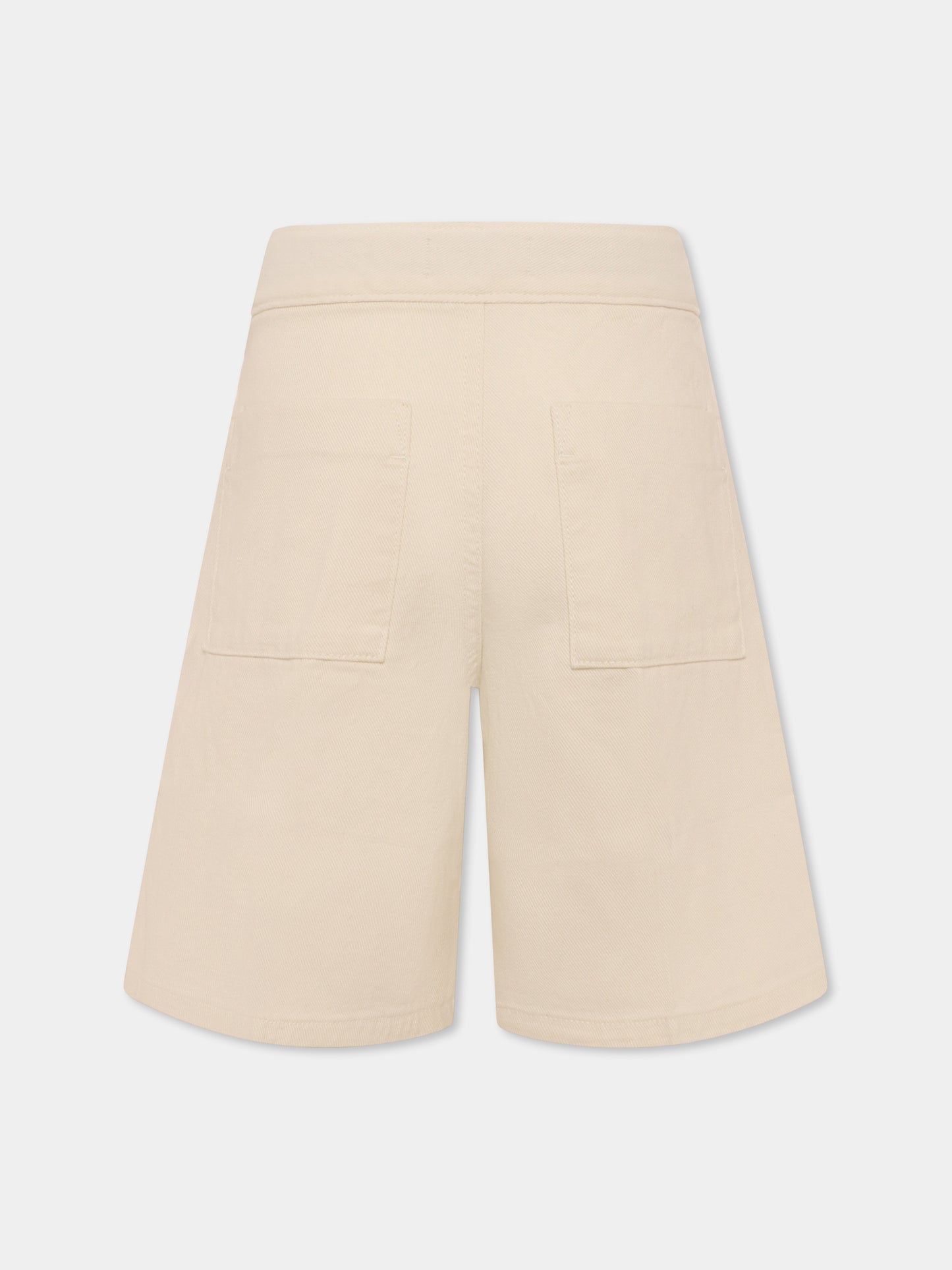 Shorts beige per bambino con logo,Calvin Klein Kids,25S CKIG0IG02884J IG0IG02884 YAS