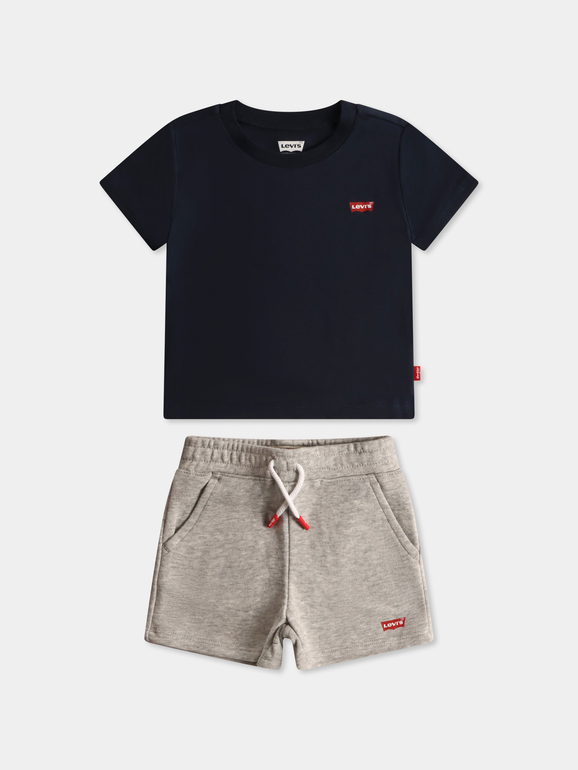 Completo multicolor per neonato con logo,Levi's Kids,6EK813 C8D