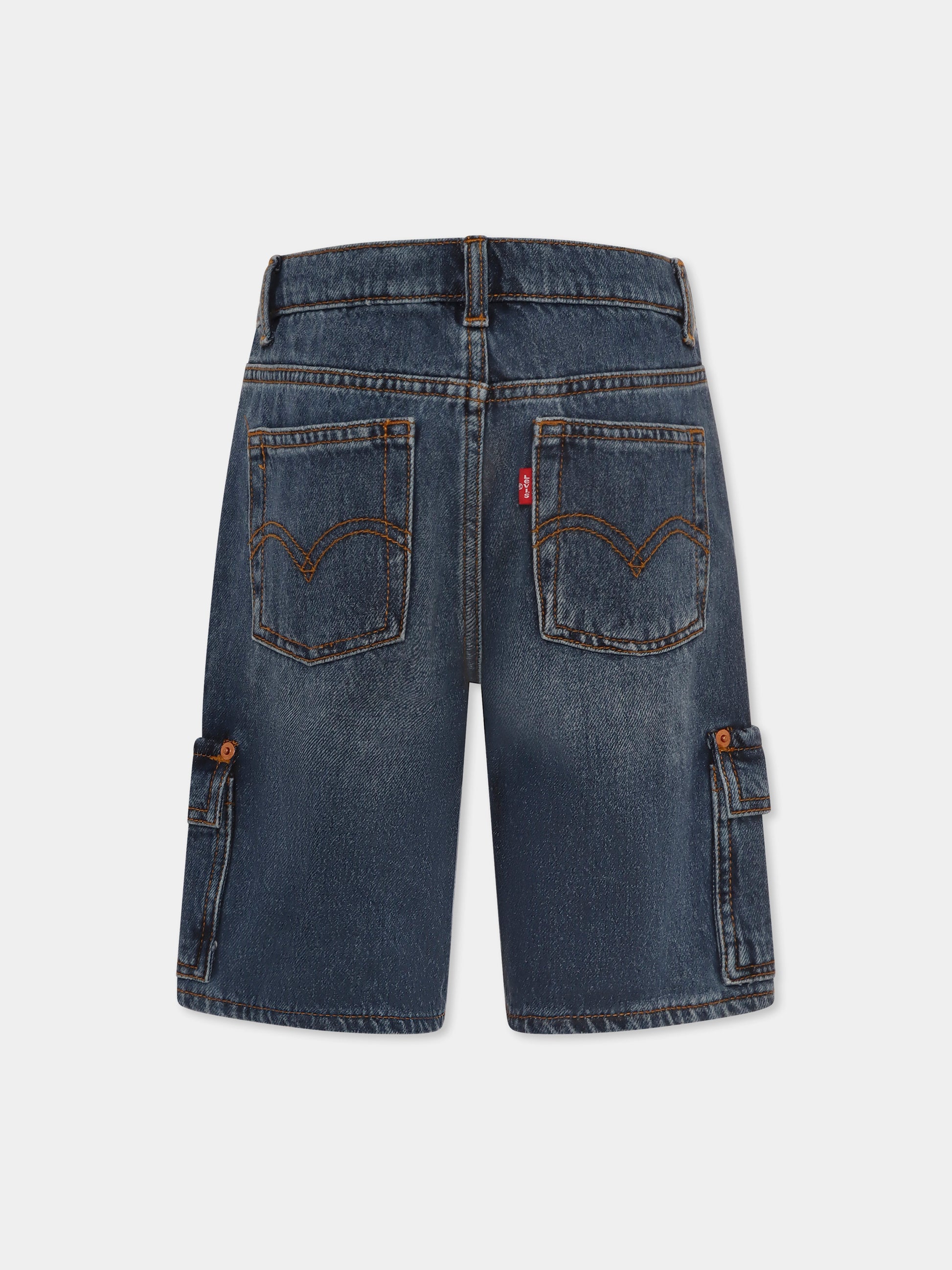 Shorts denim per bambino,Levi's Kids,8EM377 DC4