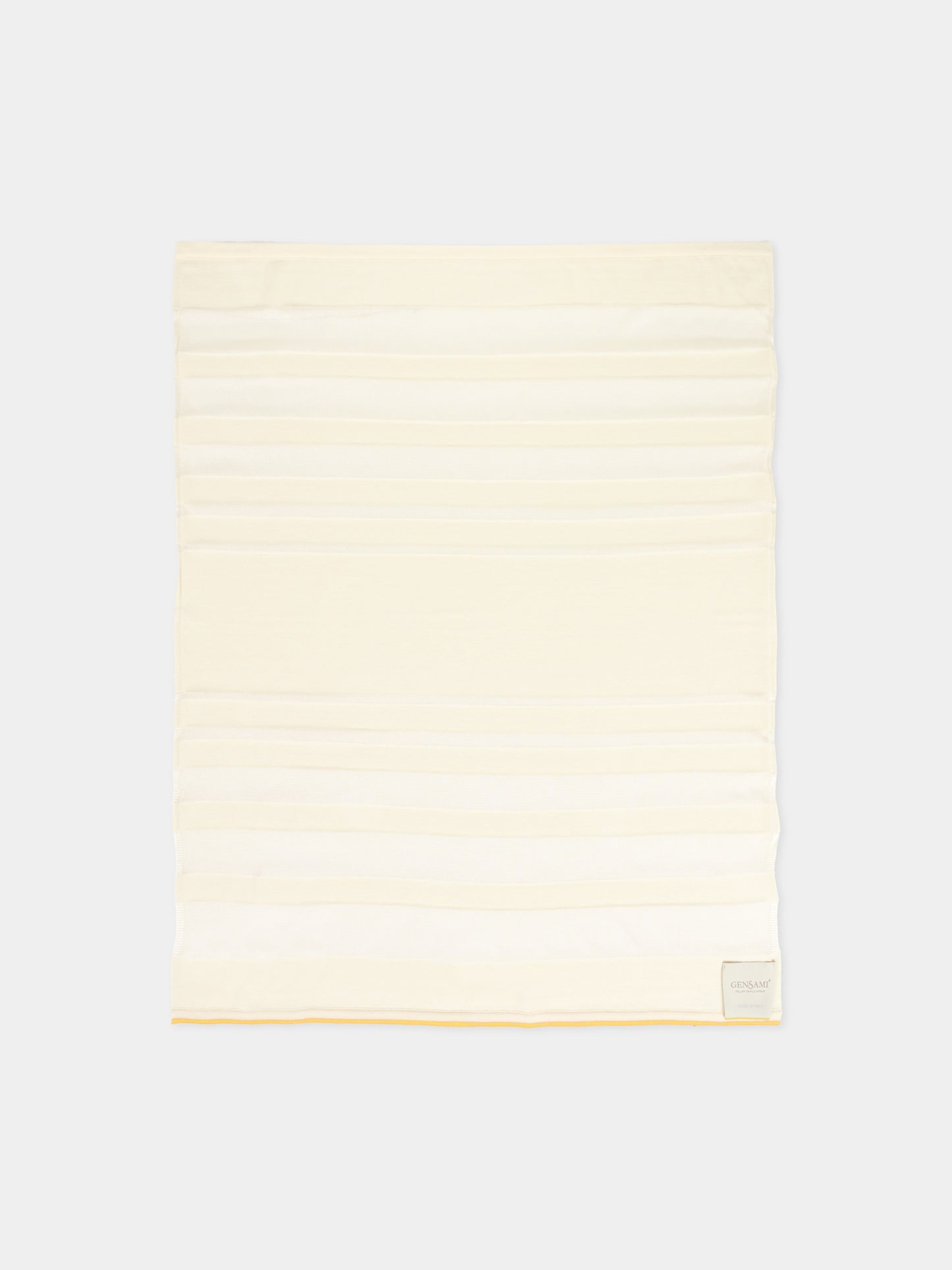 Coperta avorio per neonati con motivo a righe,Gensami,COP-STR-CO BABY IVORY