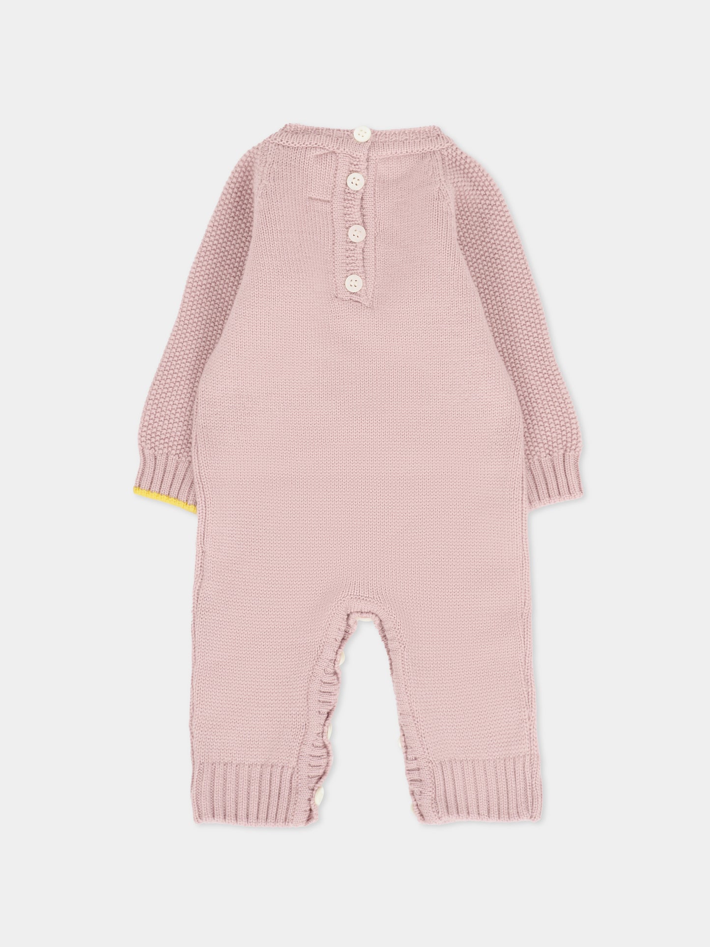 Tutina rosa per neonata con alpachino,Gensami,TU-ALP-WE CAMEO PINK