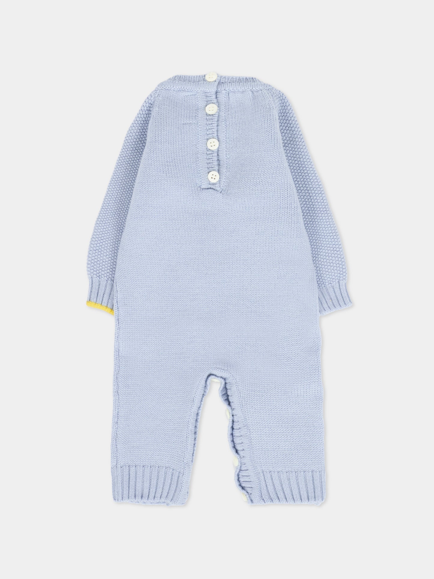 Tutina celeste per neonato con alpachino,Gensami,TU-ALP-WE SKY BLUE