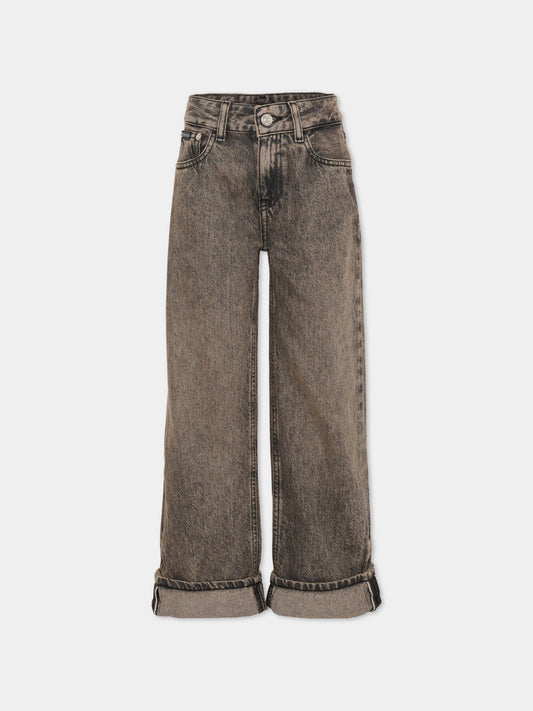 Jeans nero per bambino,Calvin Klein Kids,IB0IB02601 1BY