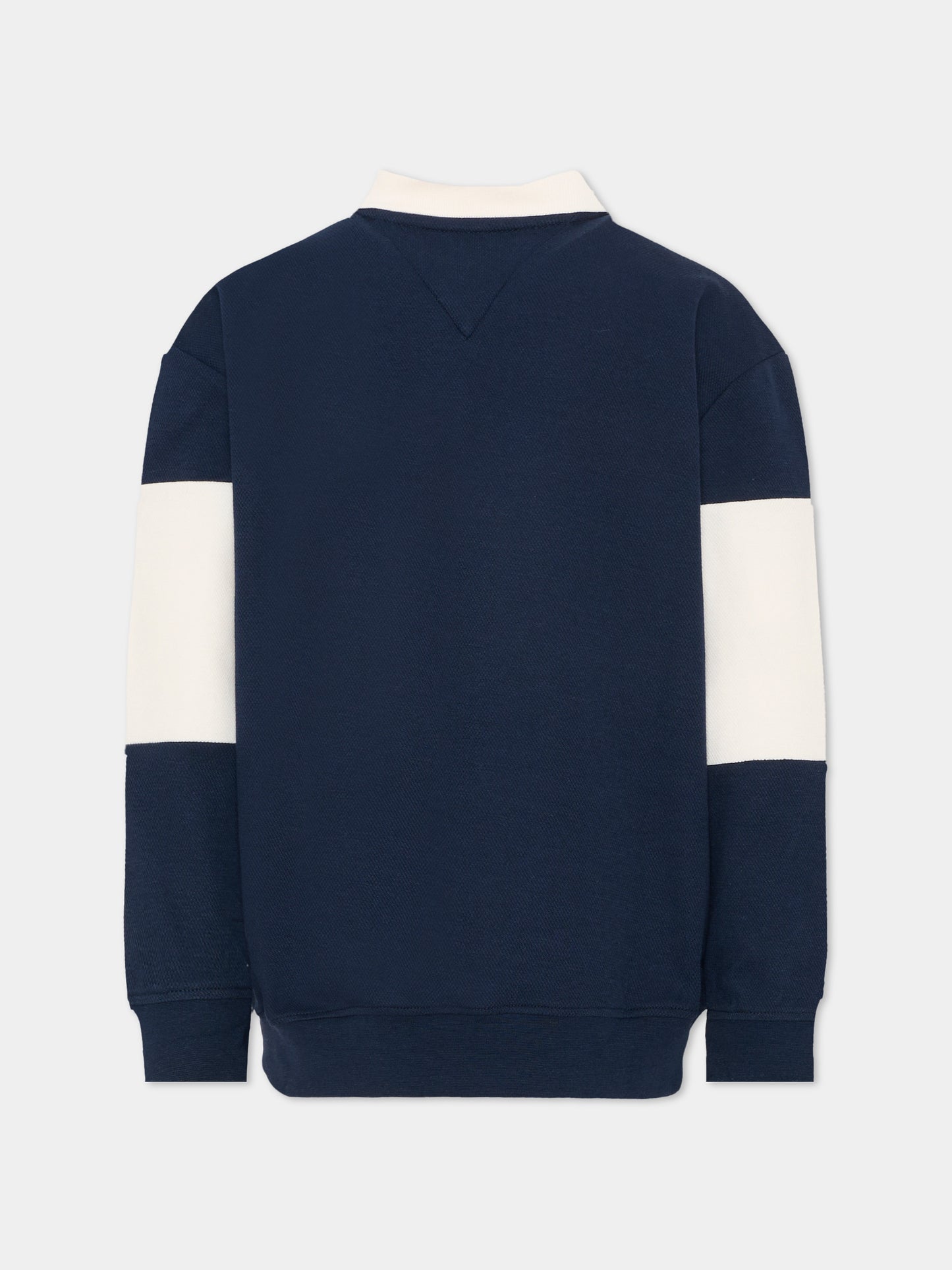 Polo blu per bambino con logo,Tommy Hilfiger Junior,KB0KB10047 C1G