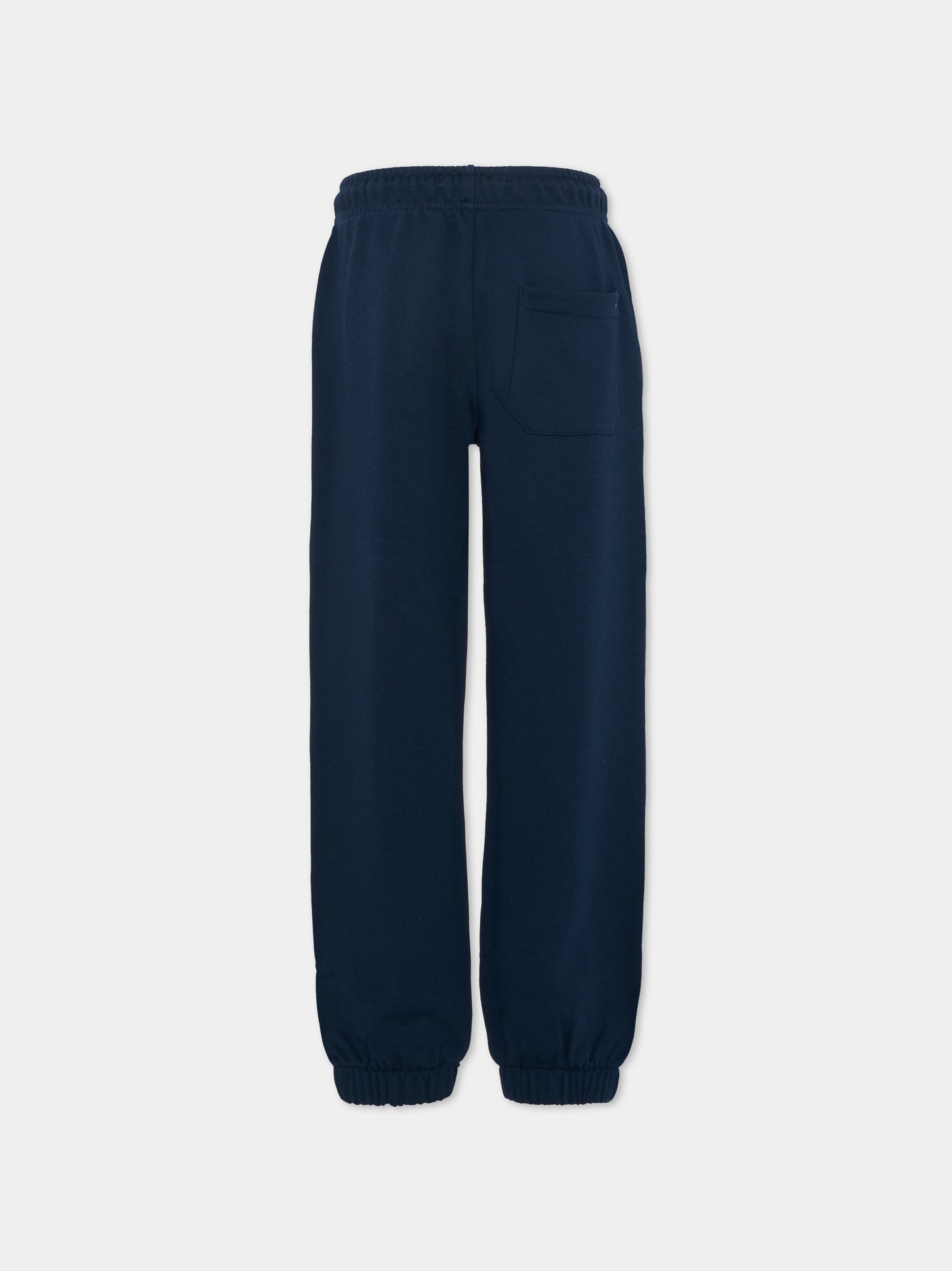 Pantaloni blu sportivi per bambino con logo,Tommy Hilfiger Junior,KS0KS00715 C1G