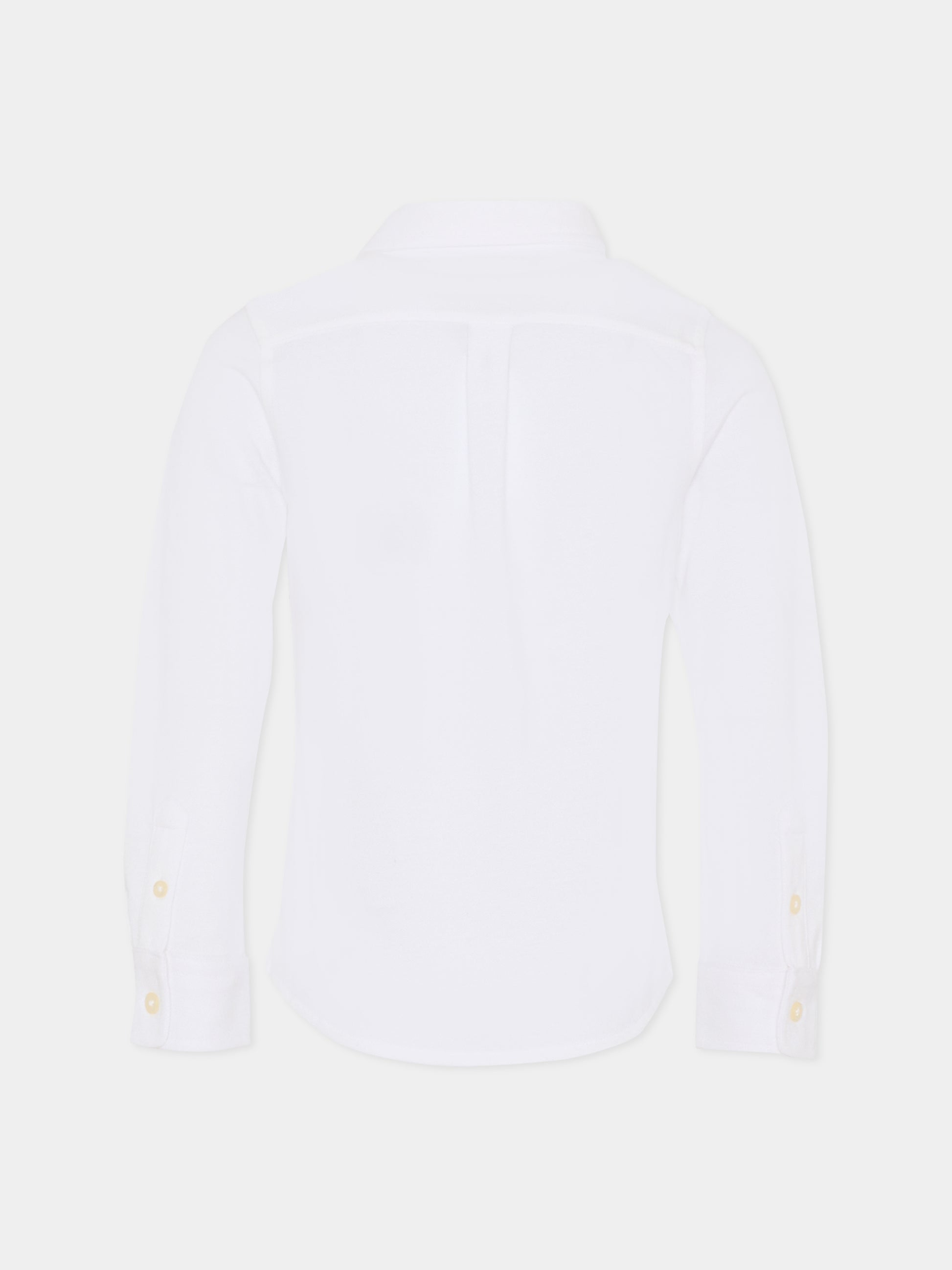 Camicia bianca per bambino con cavallino,Ralph Lauren Kids,914506002