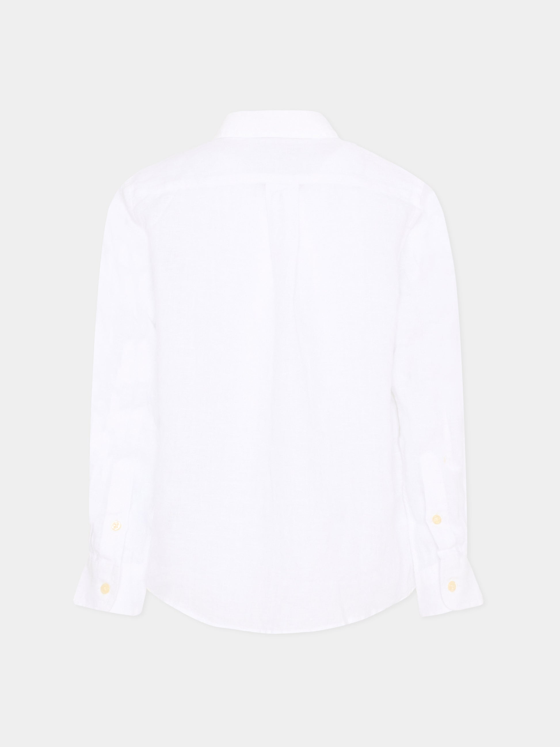 Camicia bianca per bambino con Polo Pony,Ralph Lauren Kids,967600003