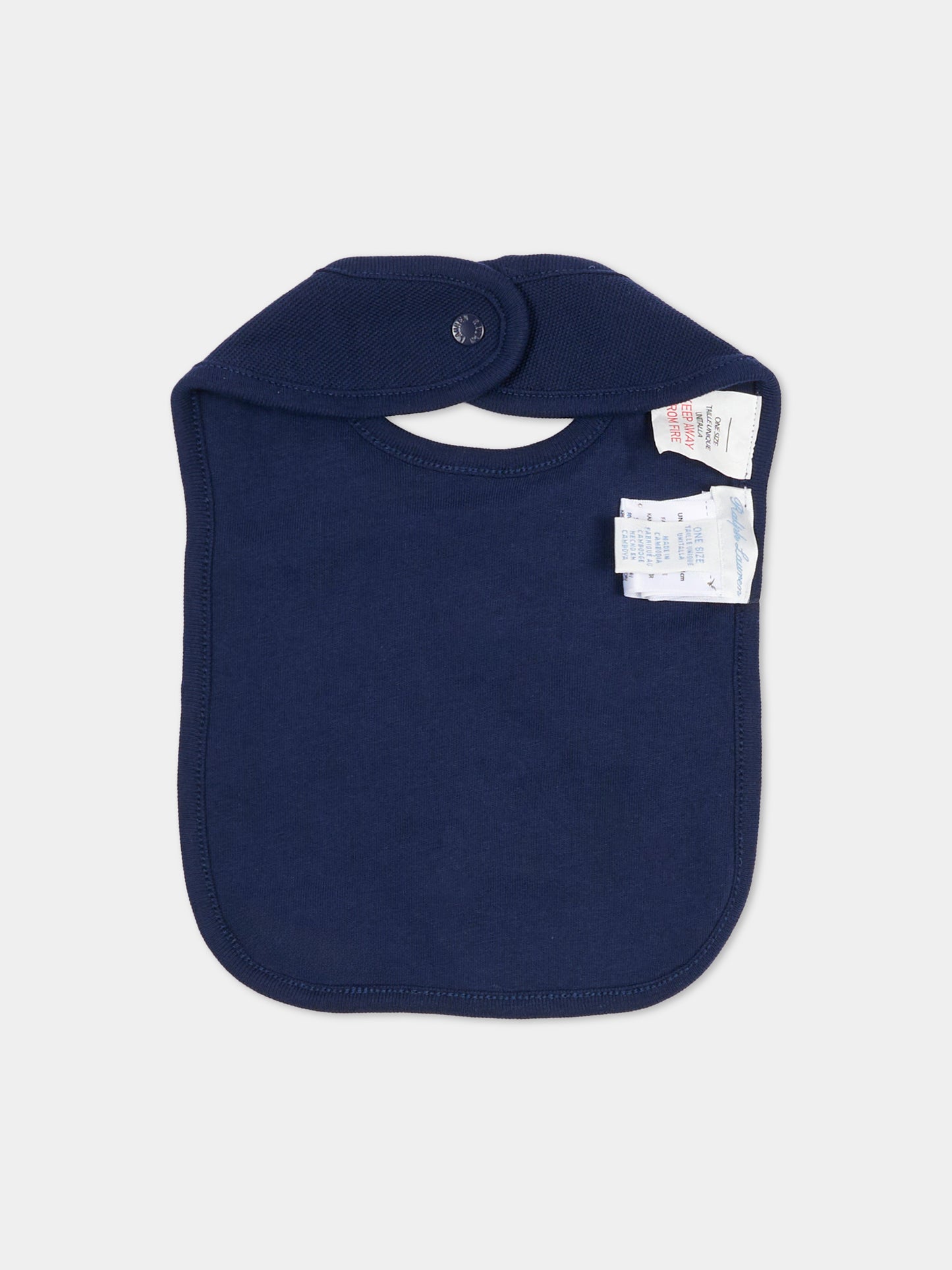 Set body blu per neonato con cavallino,Ralph Lauren Kids,981612001