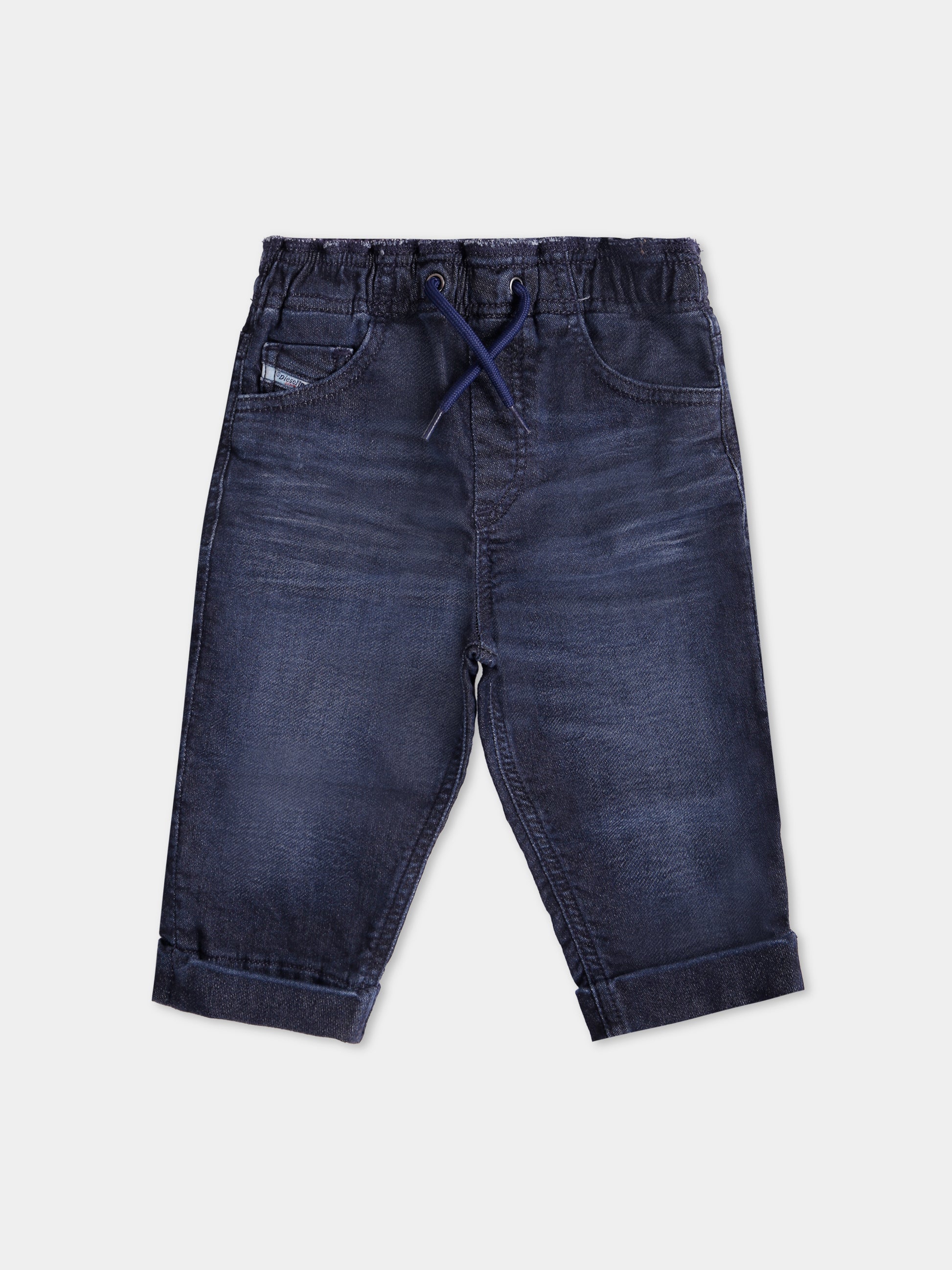 Jeans denim per neonato con logo,Diesel,K00311 KXBLZ K01