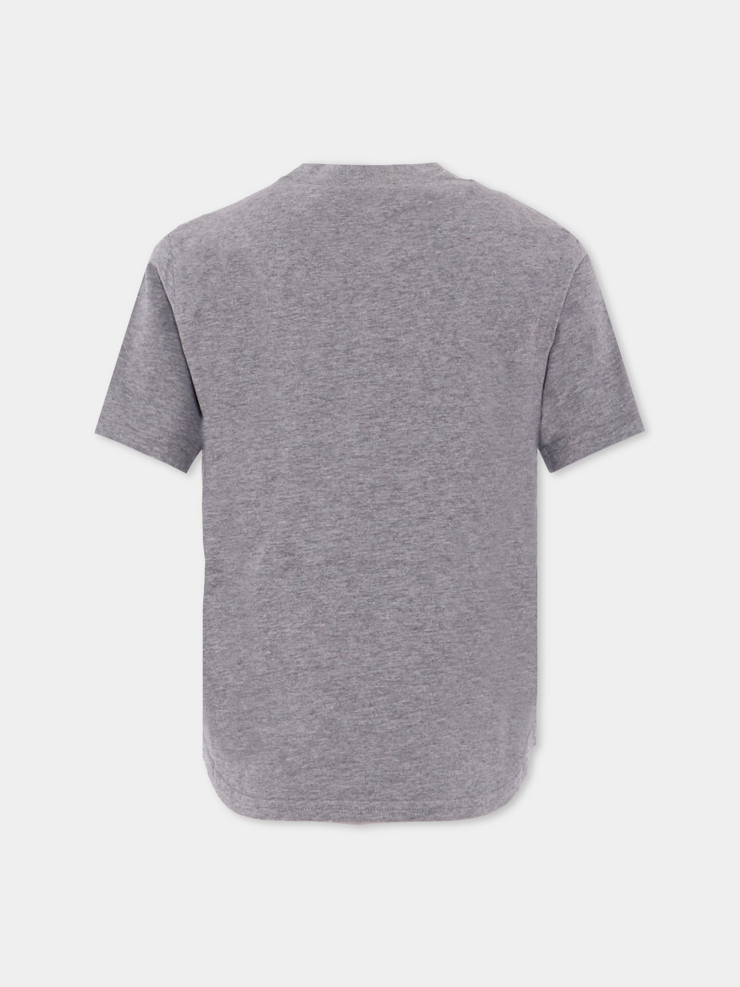 T-shirt grigia per bambino con logo,N°21 Kids,N21945 N0379 0N923