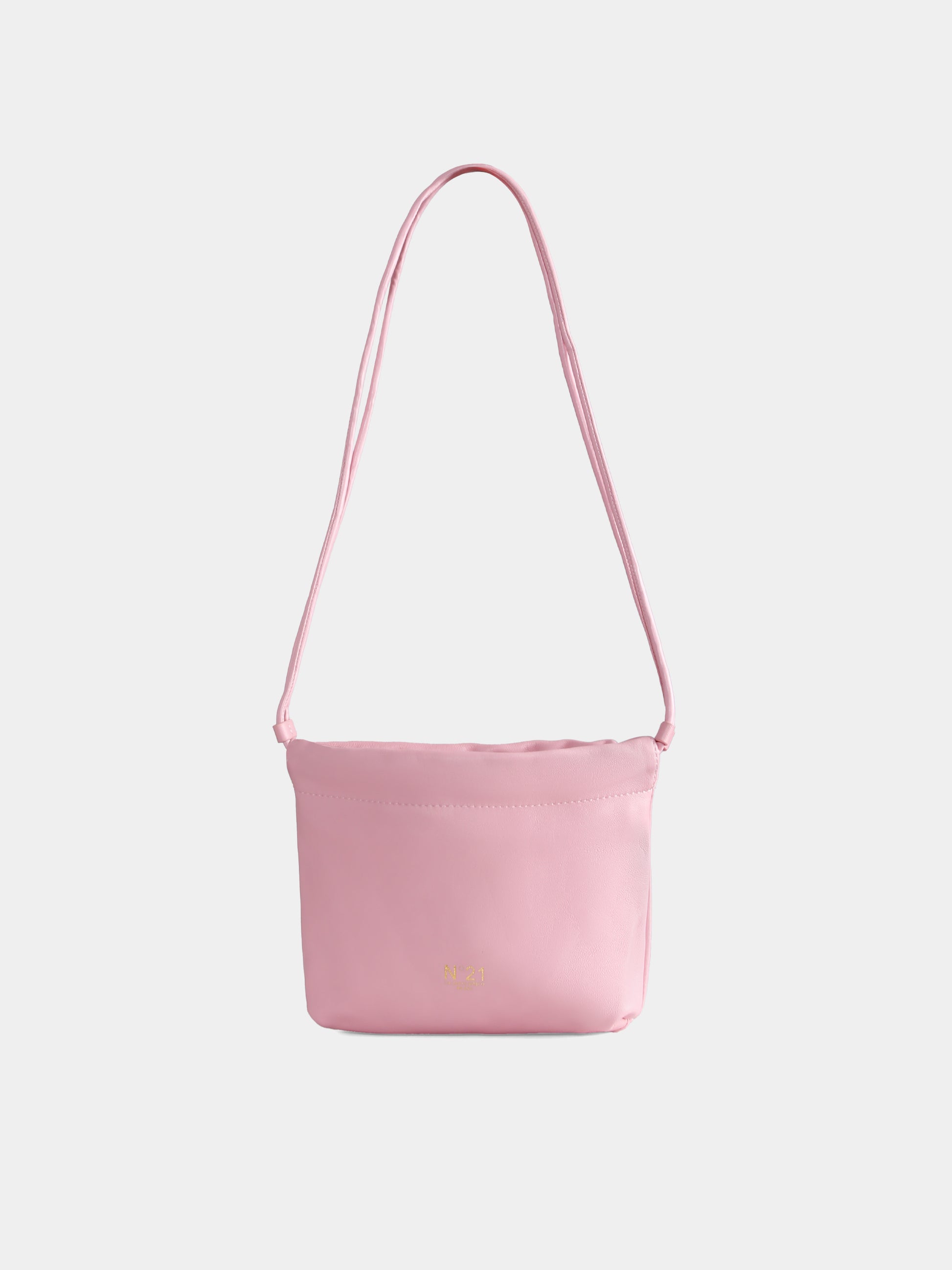 Borsa rosa per bambina con logo,N°21 Kids,N21A31 N0393 0N317