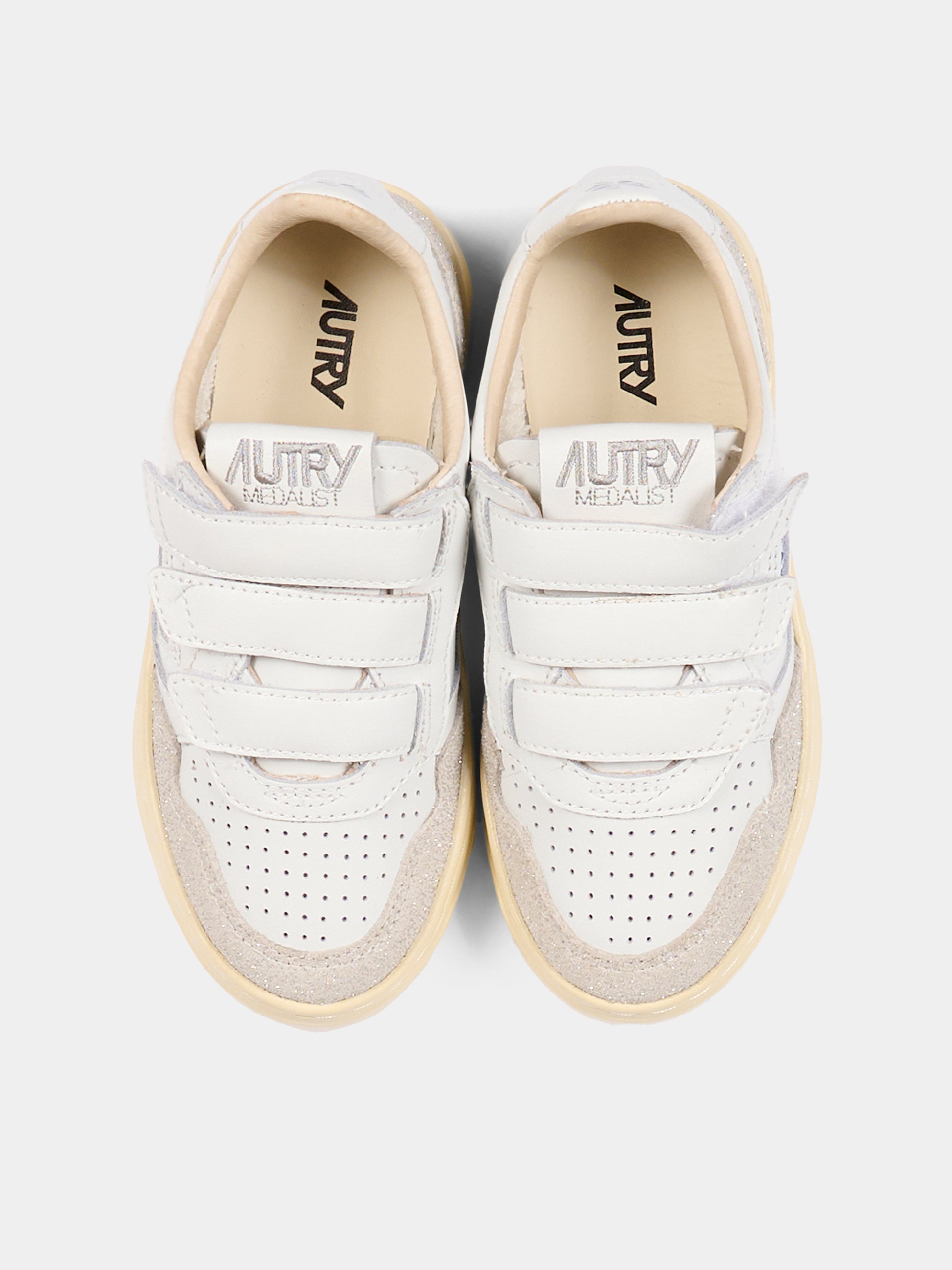 Sneakers grigie per bambini con glitter,Autry,KILK PQ02