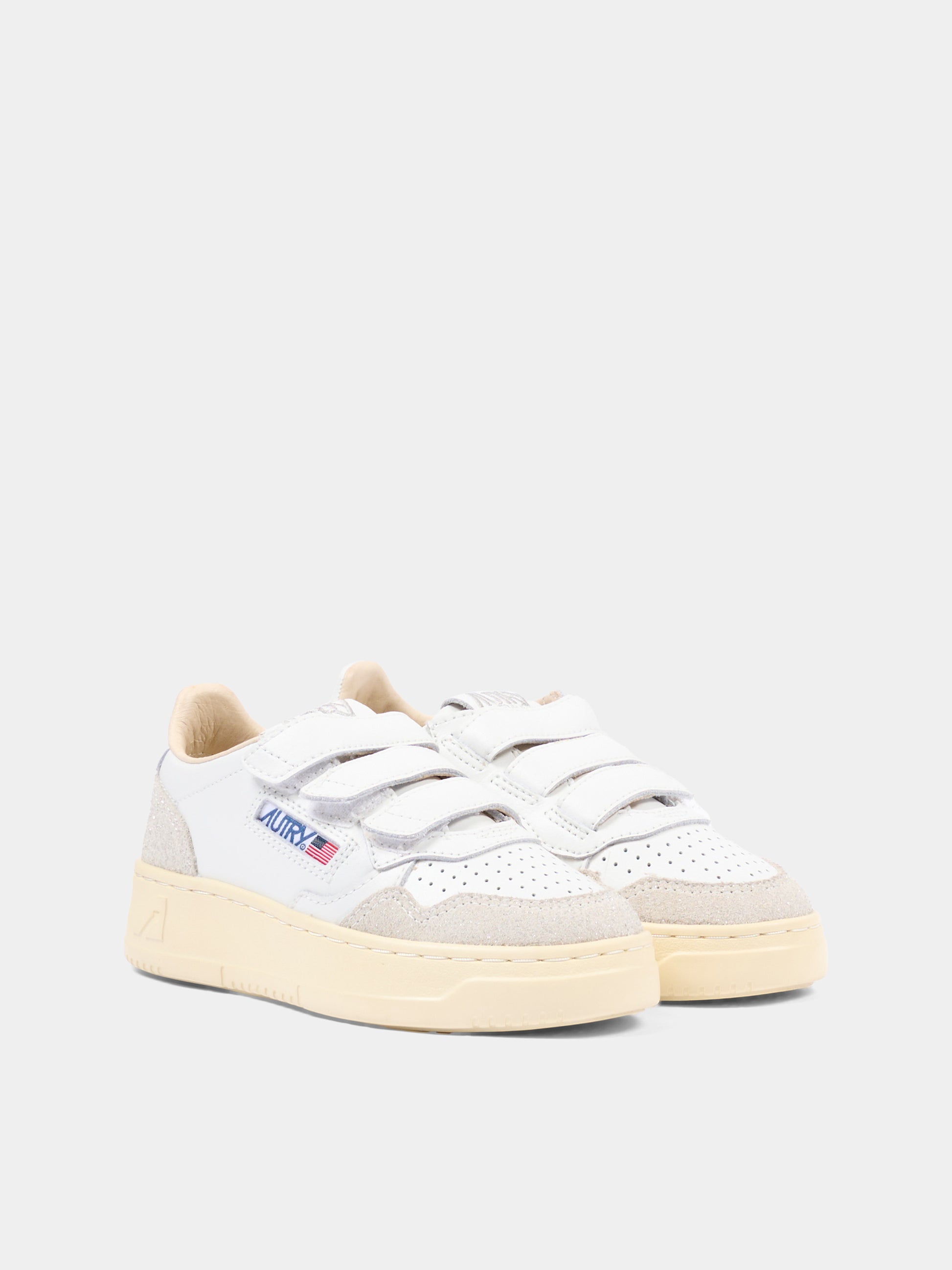 Sneakers grigie per bambini con glitter,Autry,KILK PQ02