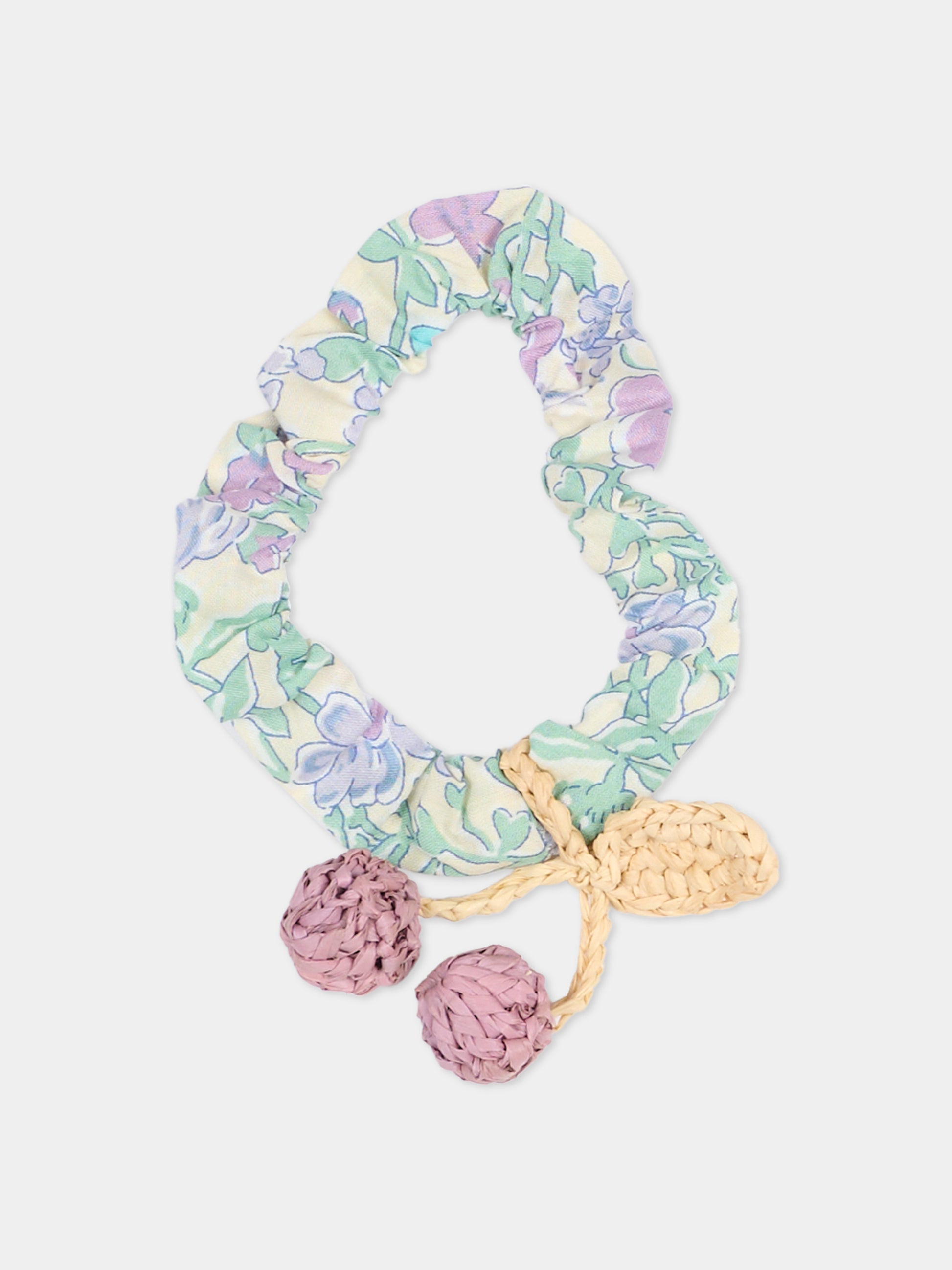 Elastico multicolor per bambina con ciliegie,Bonpoint,C06GHAW00002 556