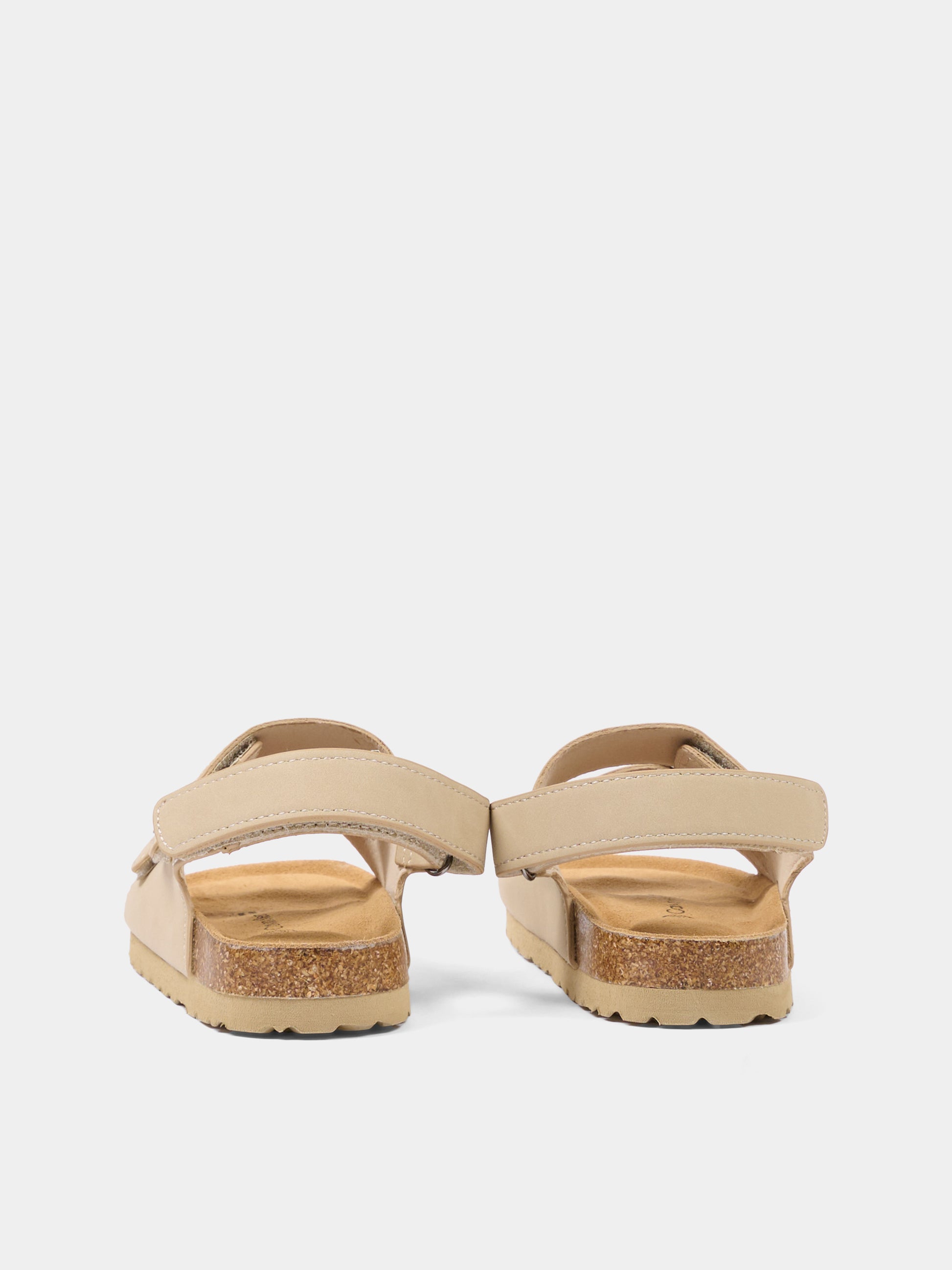 Sandalo beige per bambini con logo,Calvin Klein Kids,V3X2 83328 0315500