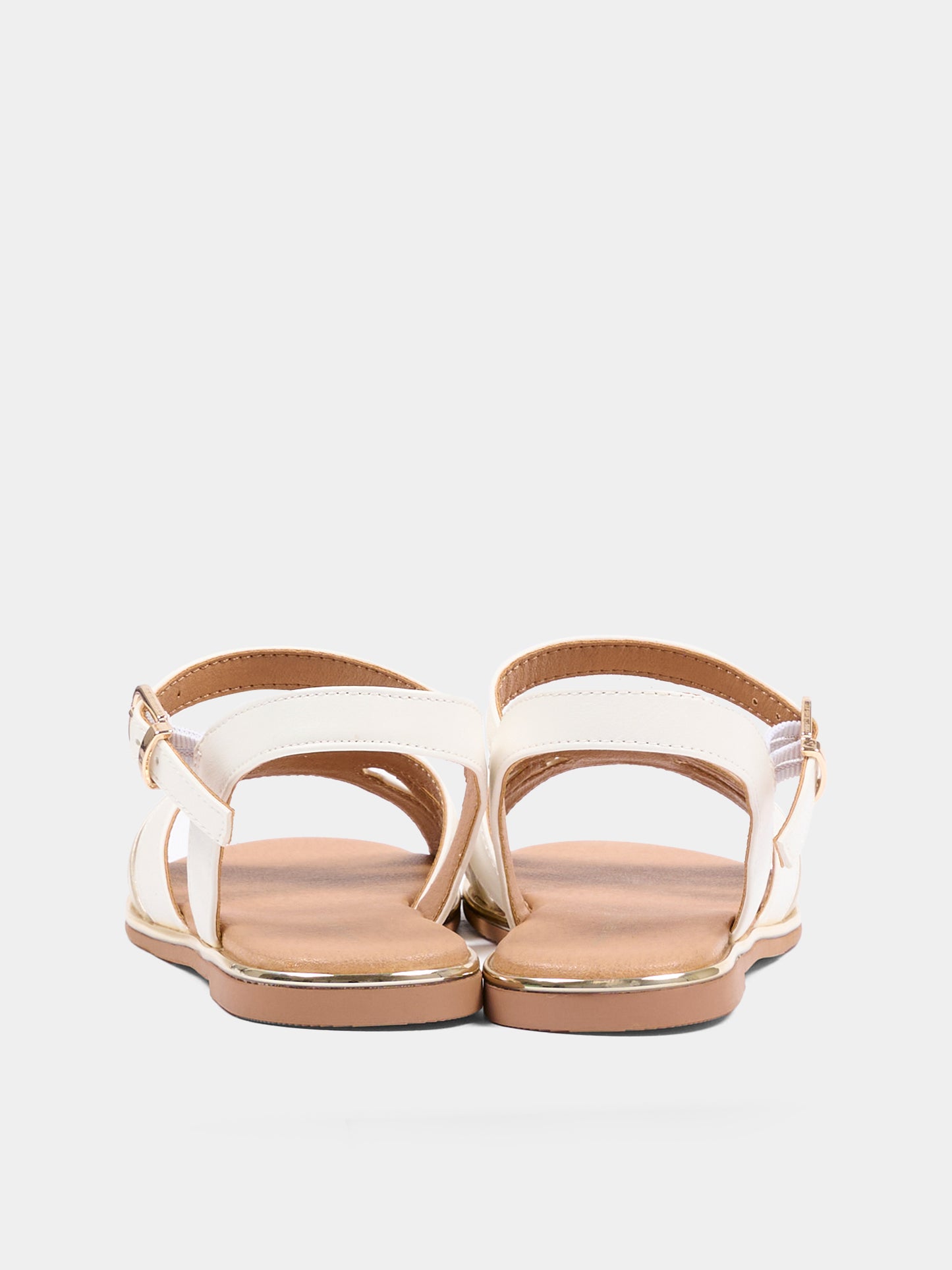 Sandali avorio per bambina con logo,Tommy Hilfiger Junior,T3A2 34280 0326X048