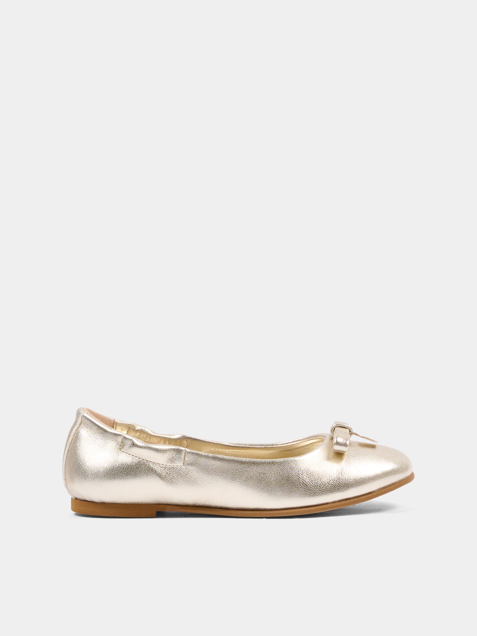 Ballerine oro per bambina con fiocco,Tommy Hilfiger Junior,T4A3 34415 0504514