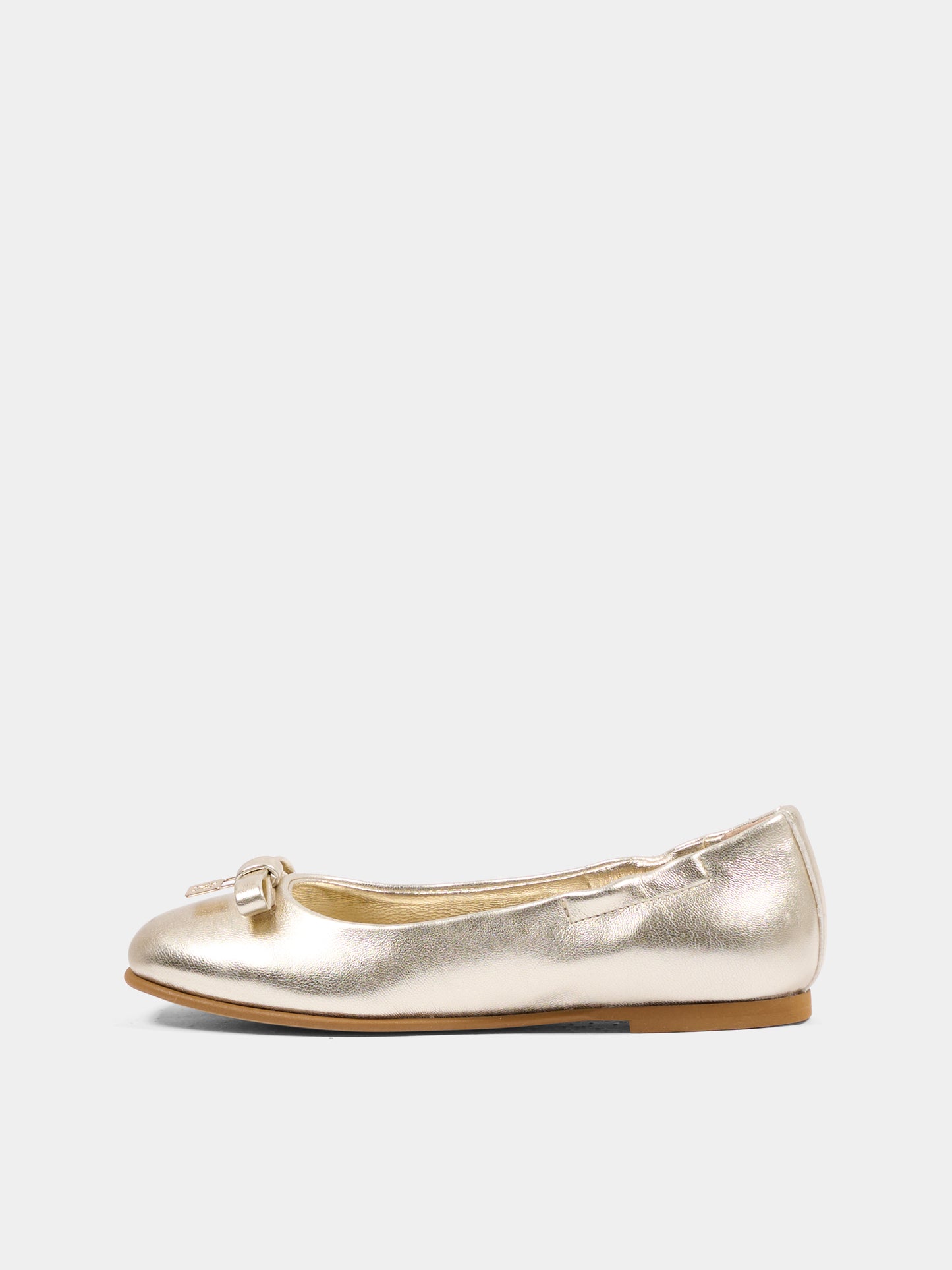 Ballerine oro per bambina con fiocco,Tommy Hilfiger Junior,T4A3 34415 0504514