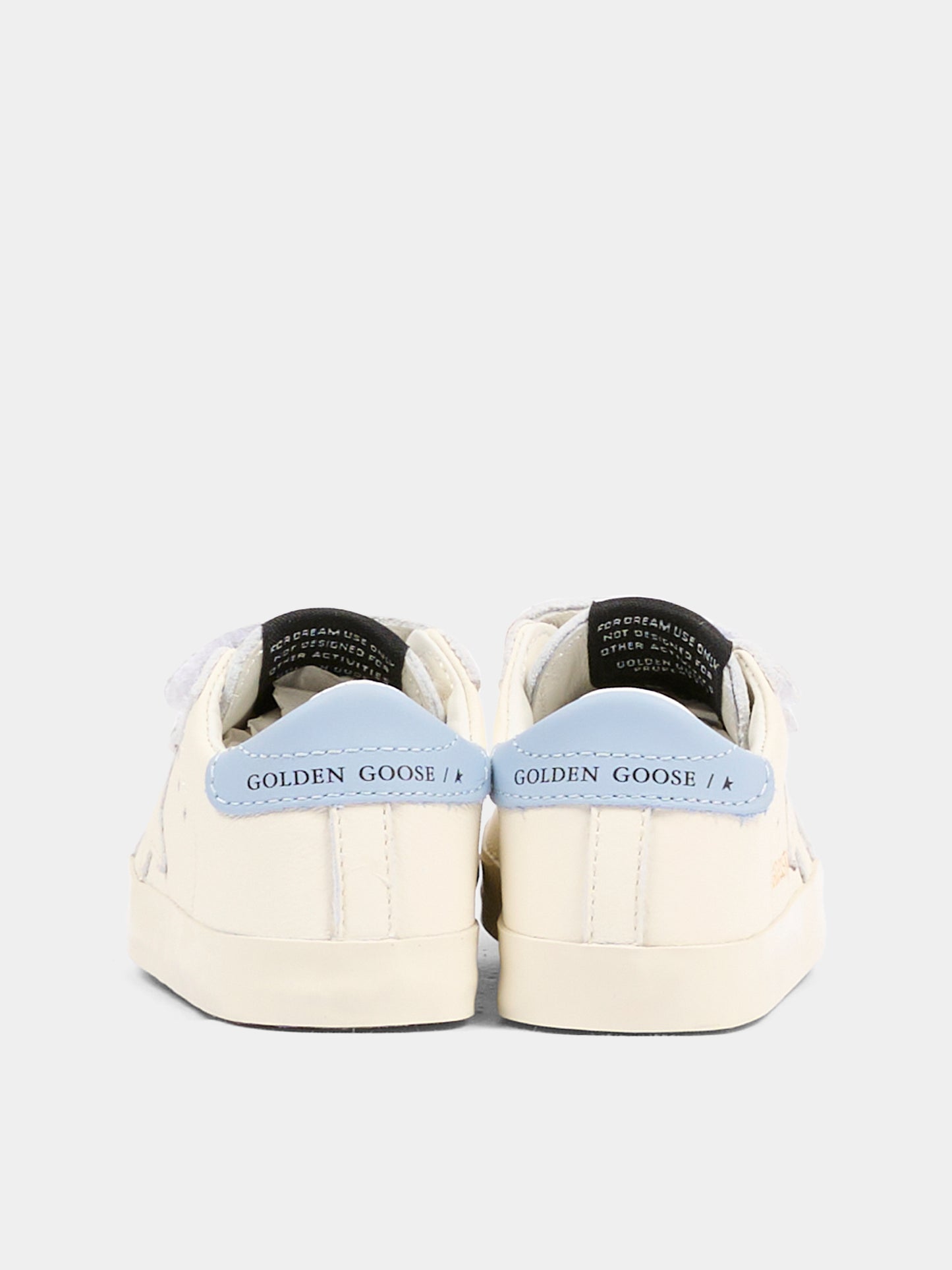 Set sneakers bianco per neonato con stella,Golden Goose,GIF00534 F007129 11409