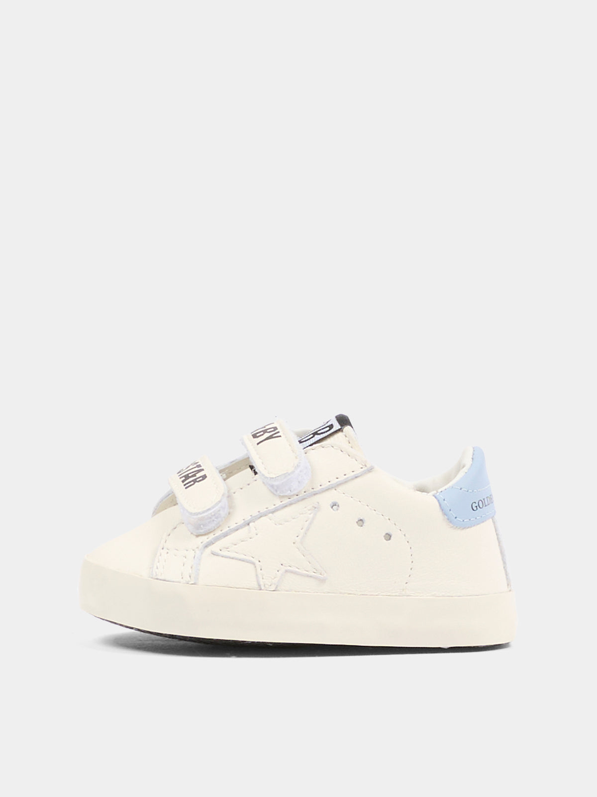 Set sneakers bianco per neonato con stella,Golden Goose,GIF00534 F007129 11409