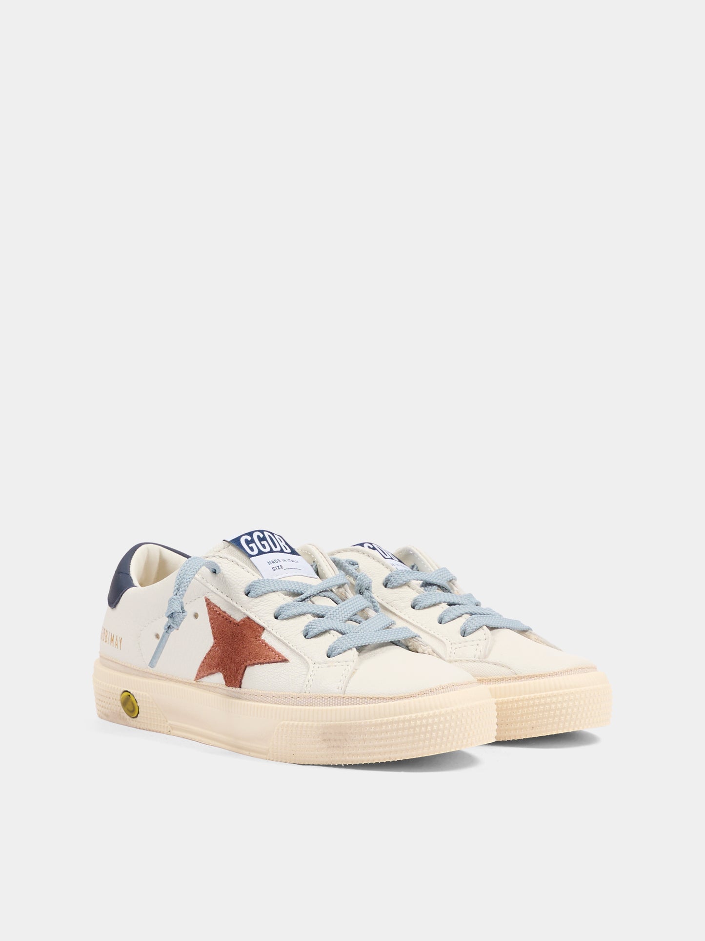 Sneakers May multicolor per bambino con stella,Golden Goose,GYF01033 F008061 10575