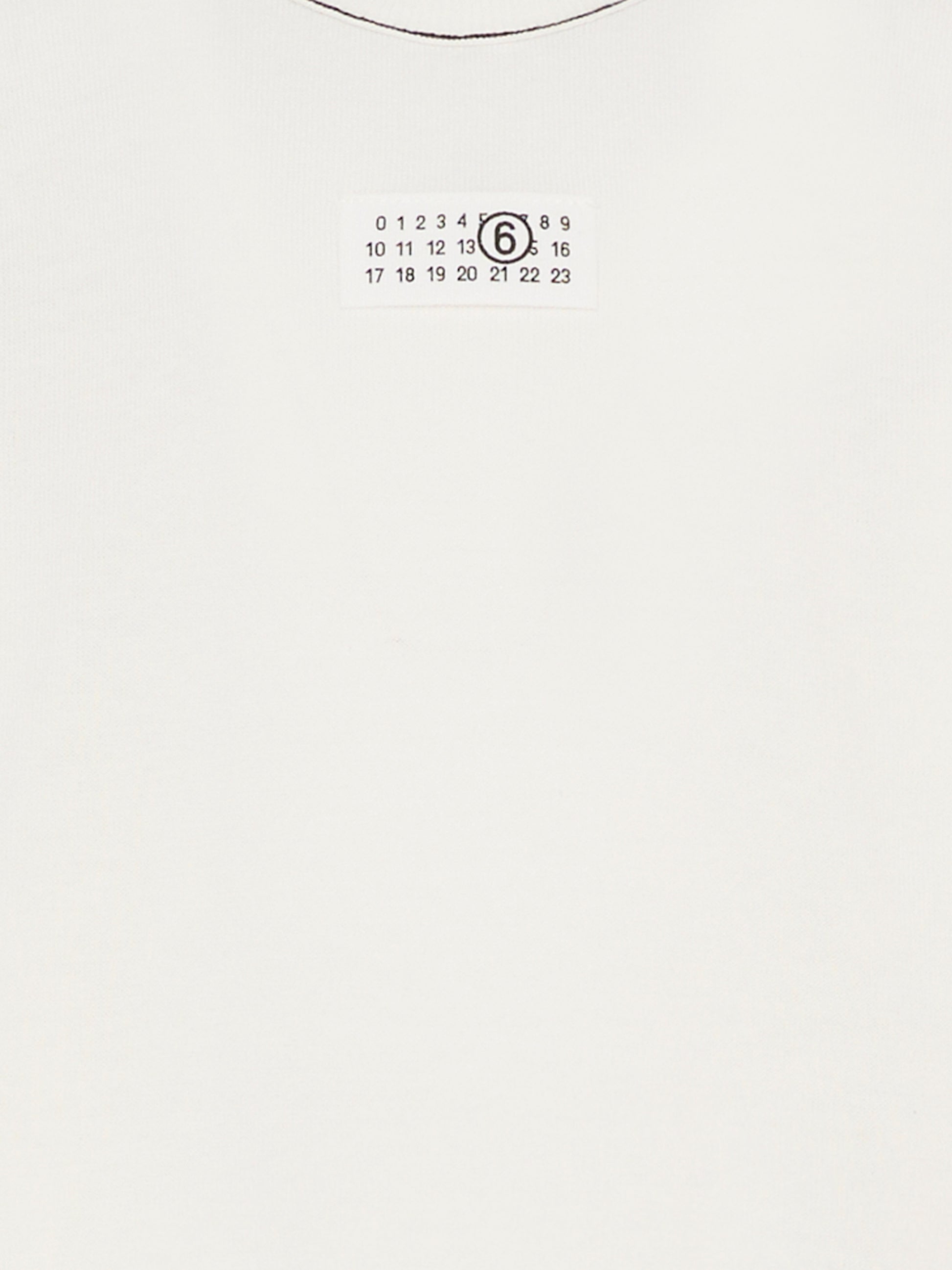 Maglione avorio per bambini con logo,Mm6 Maison Margiela,M61025 MM07V M6101