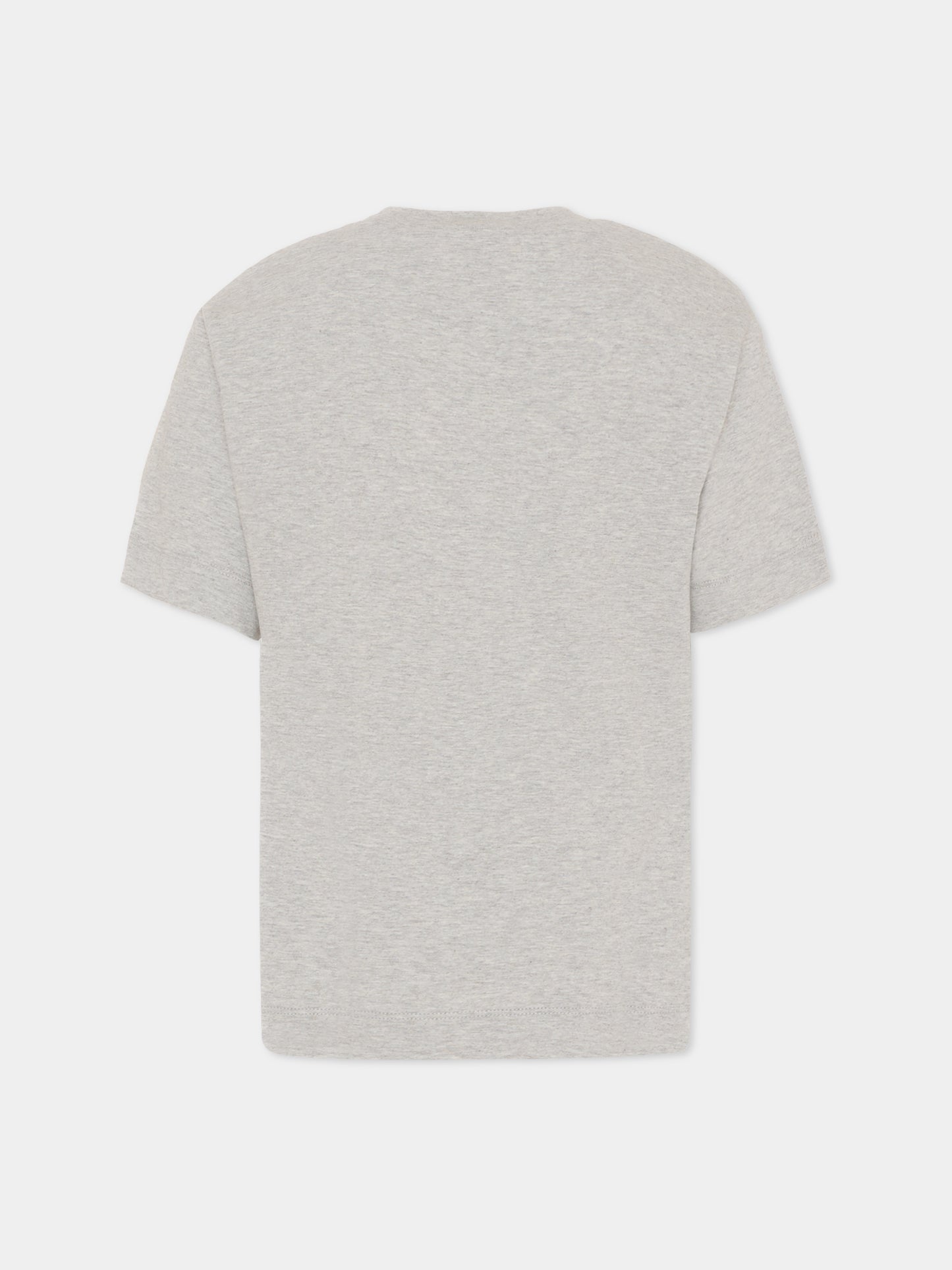 T-shirt grigia per bambini con logo nero,Marni Kids,M002MV M00RF 0M903