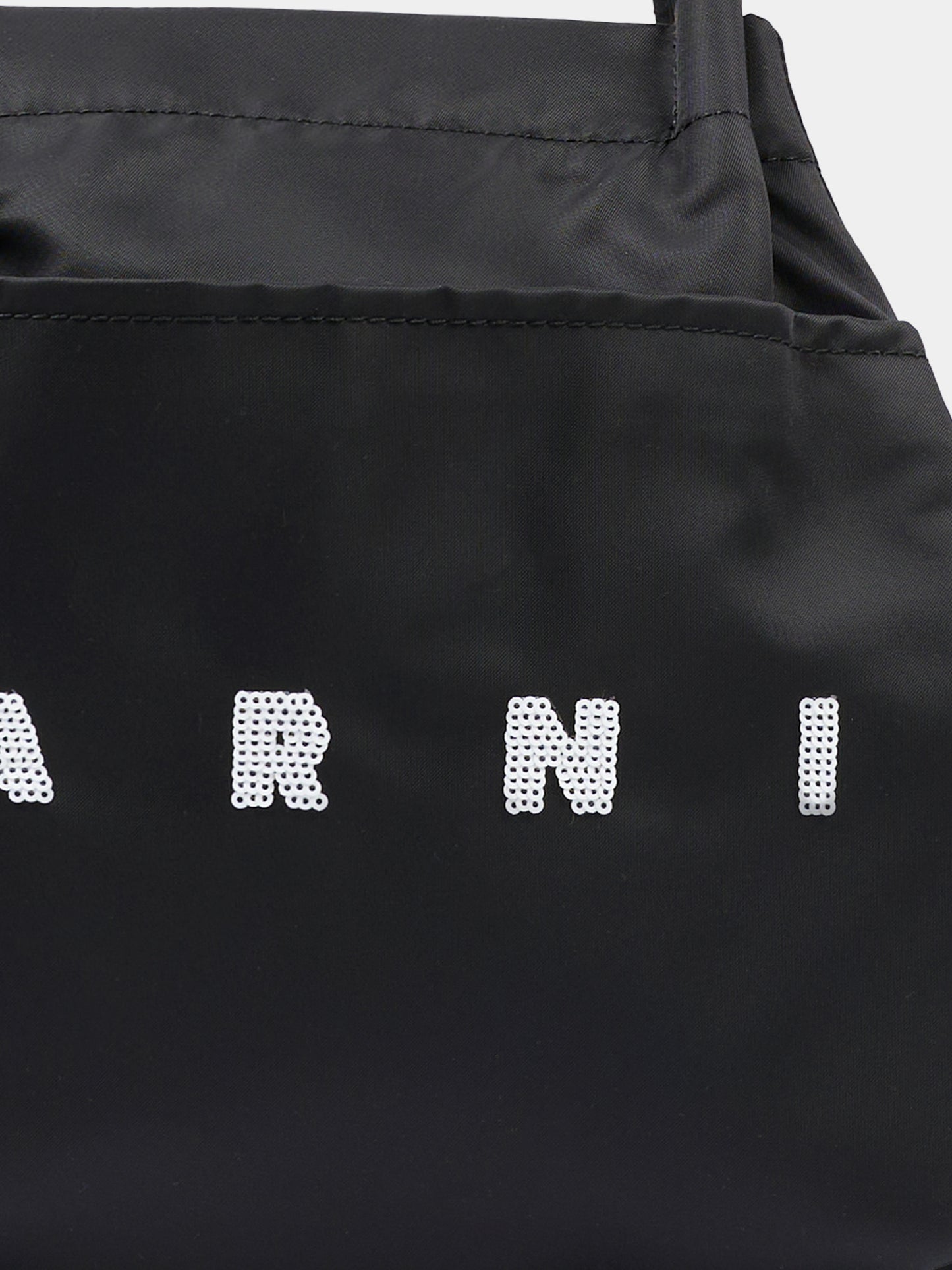 Borsa nera per bambina con logo,Marni Kids,M01829 M00WS 0M900