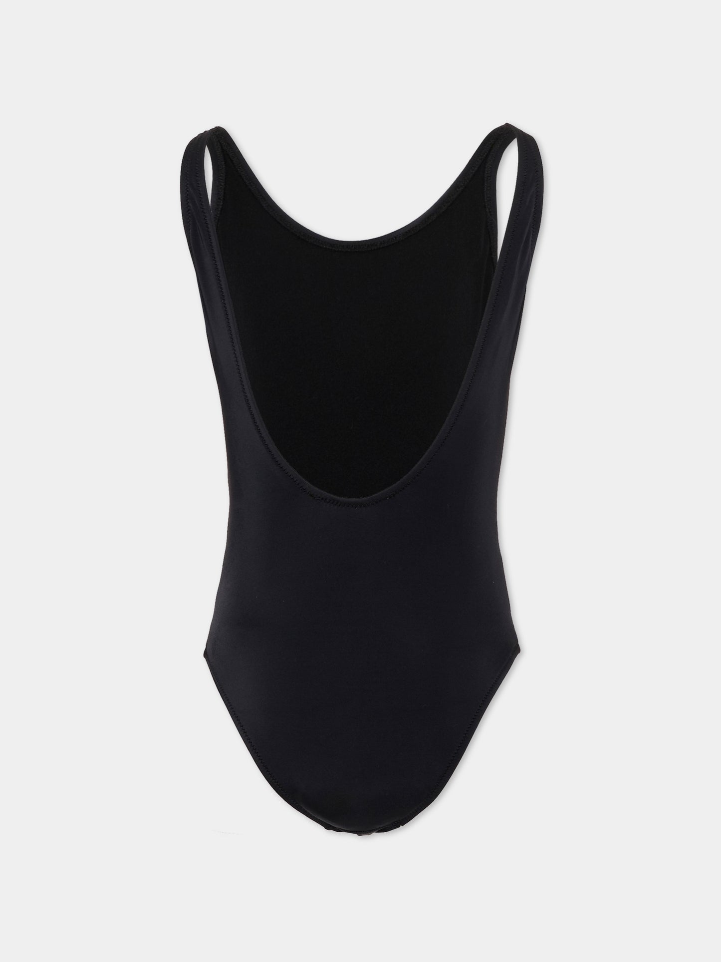 Costume intero nero per bambina con logo,Marni Kids,M01834 M00M2 0M900